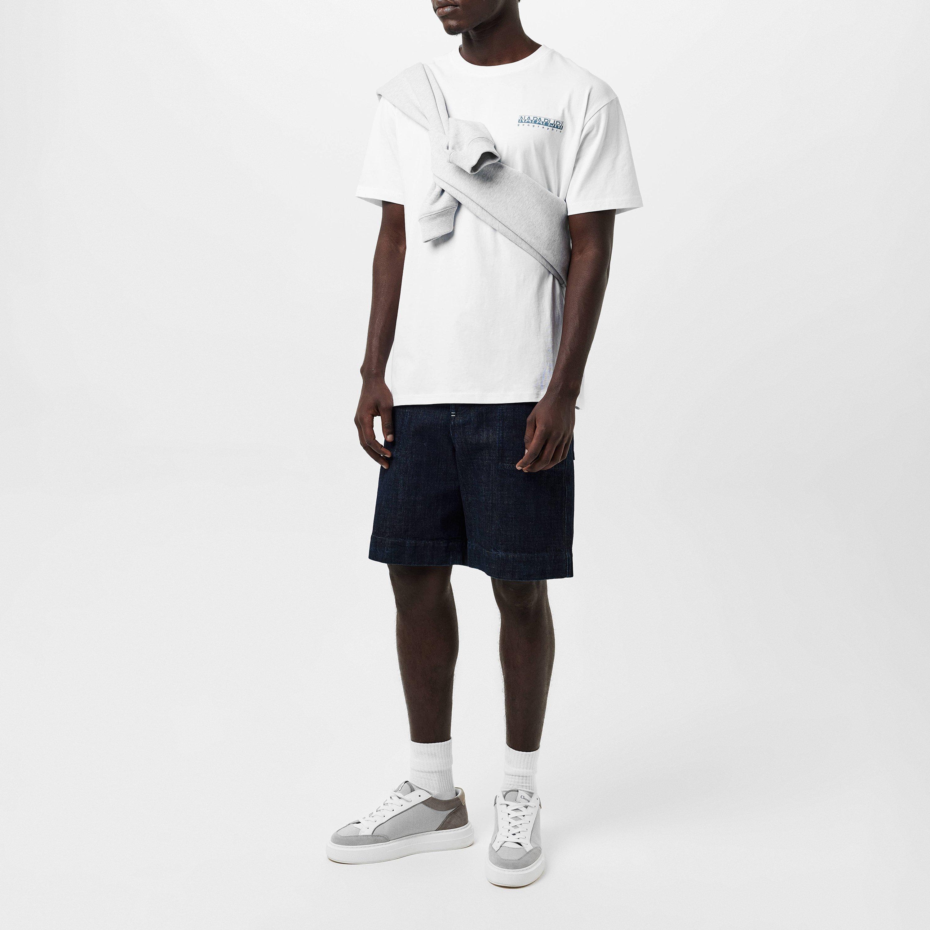 White 002 - Napapijri - Graphic T-shirt Mens - 6