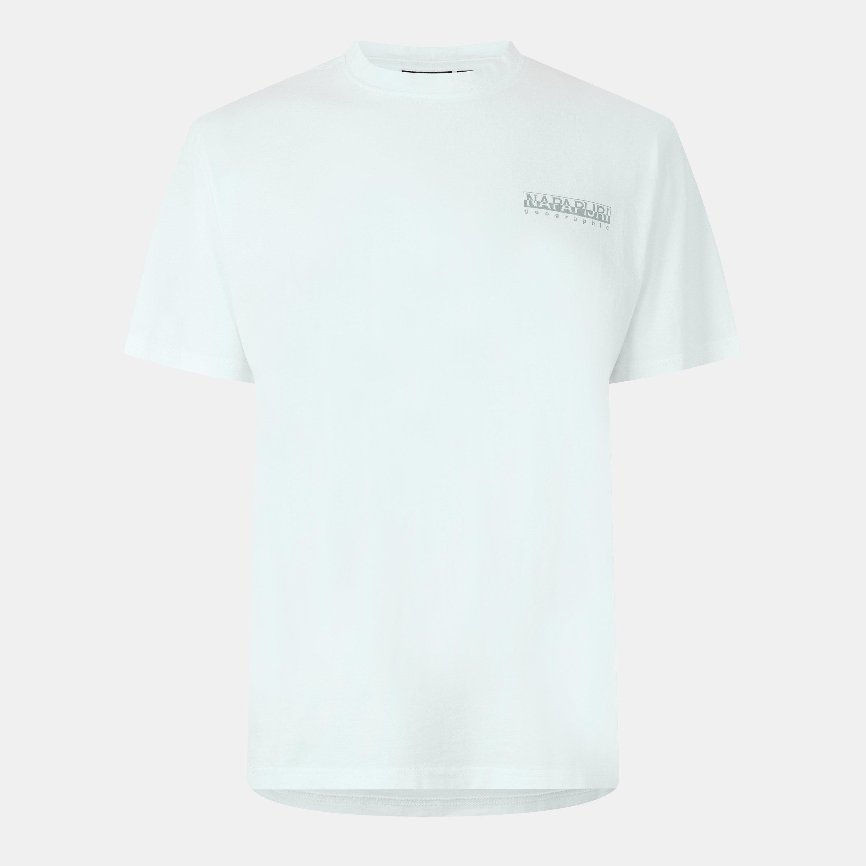 White 002 - Napapijri - Graphic T-shirt Mens - 2