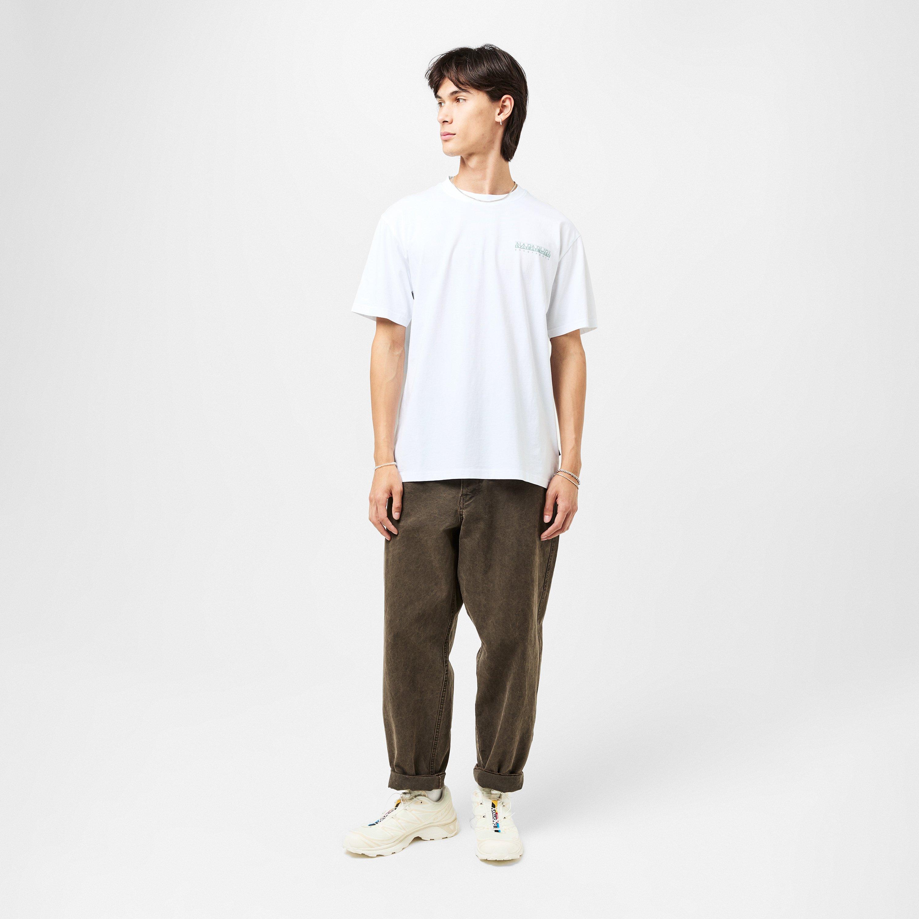 White 002 - Napapijri - Graphic T-shirt Mens - 6