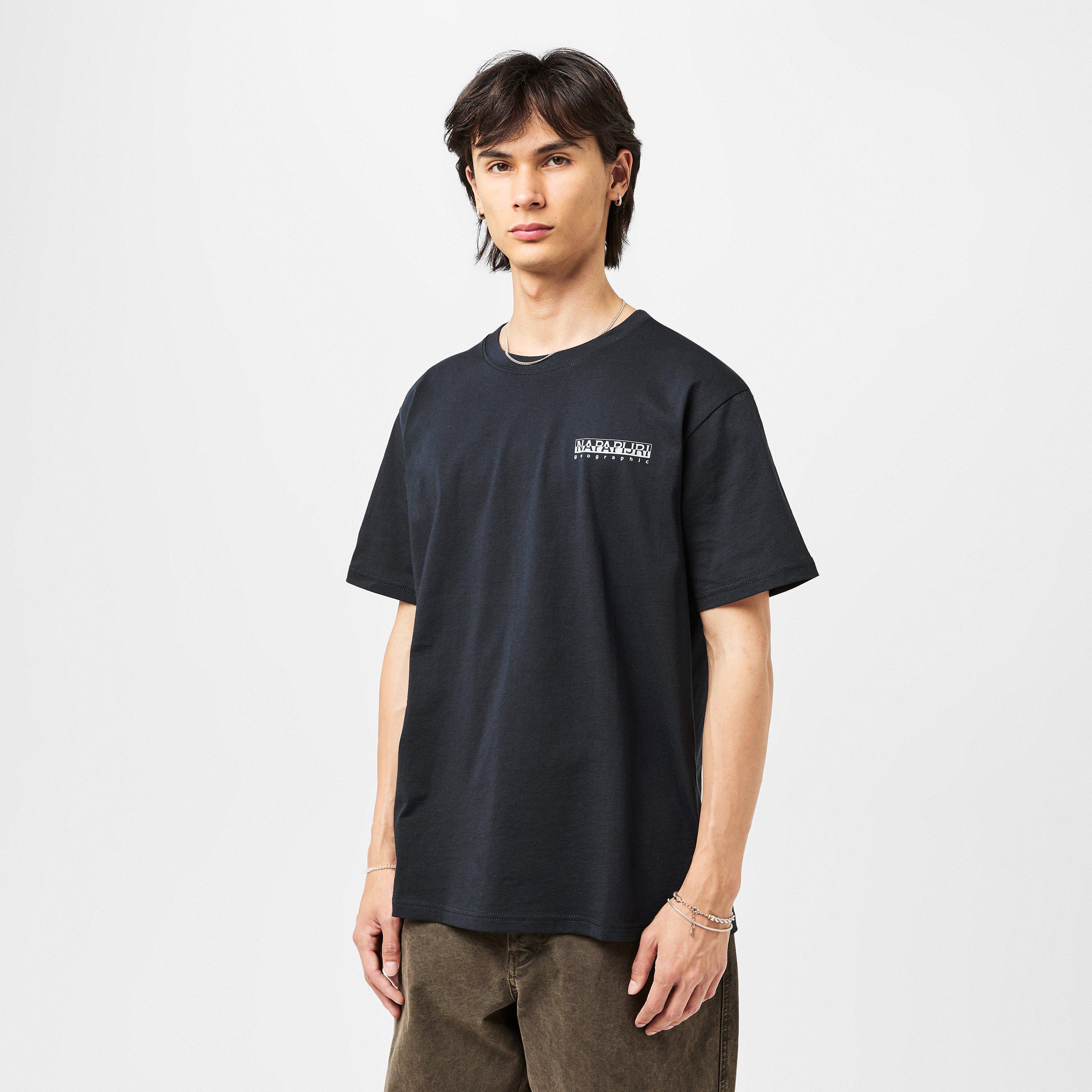 Preto 041 - Napapijri - Graphic T-shirt Mens - 3