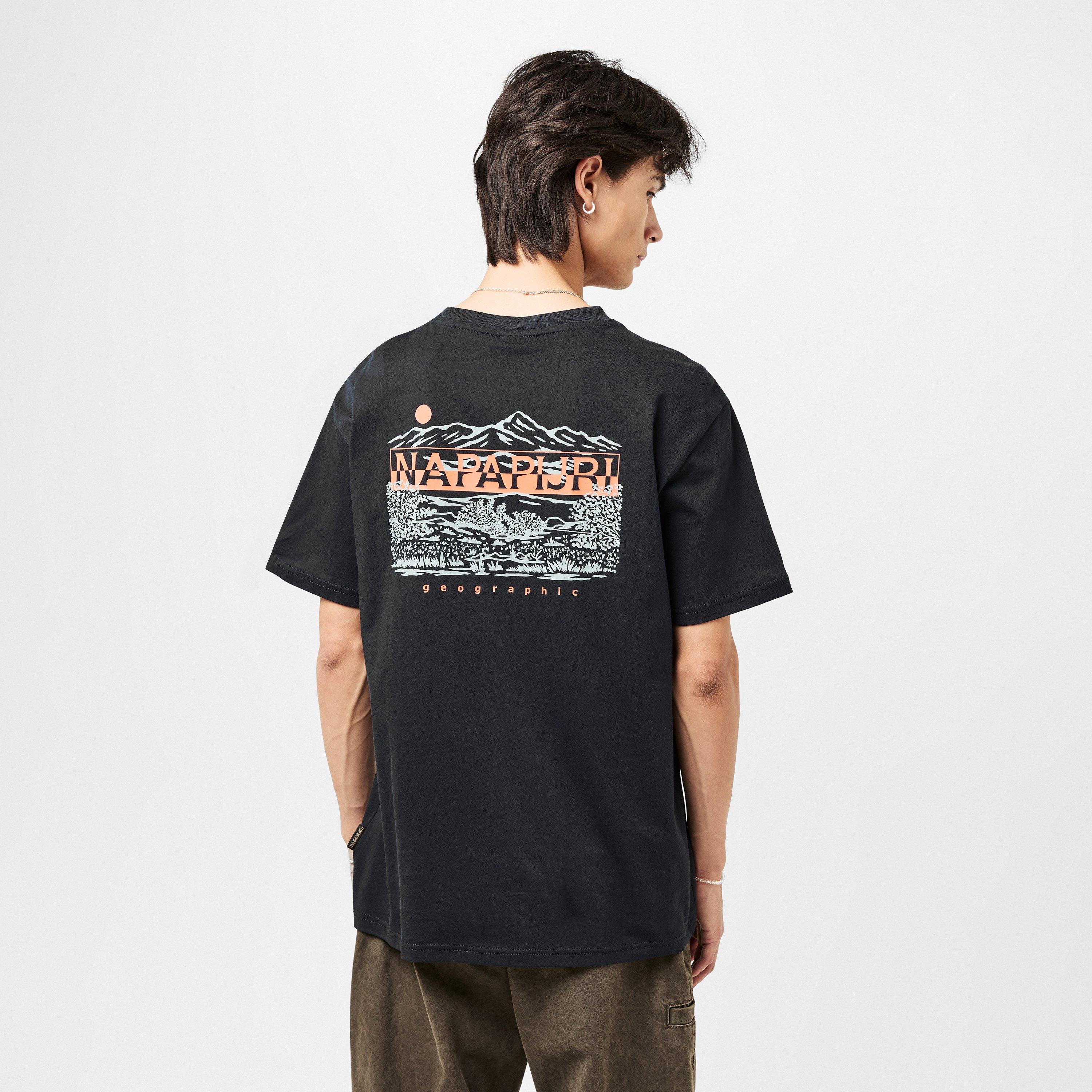 Preto 041 - Napapijri - Graphic T-shirt Mens - 4