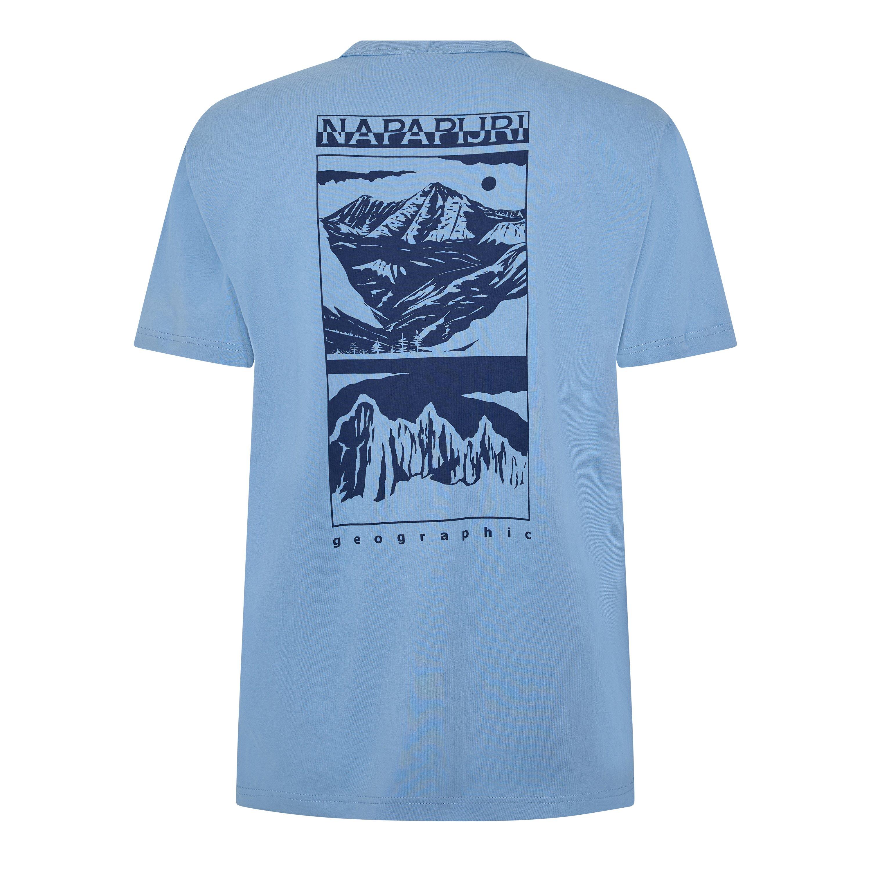Napapijri Men's Graphic T-Shirt - Blue I84 - L