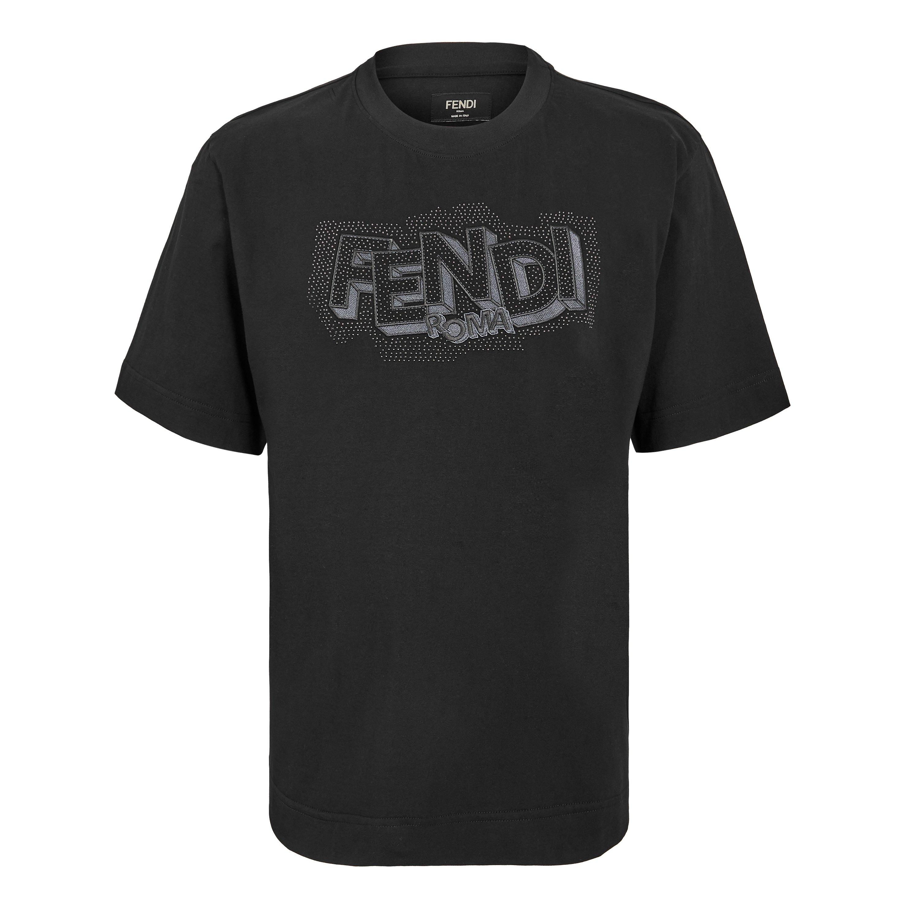 Black - Fendi - Men's FF Pop T-Shirt - 1