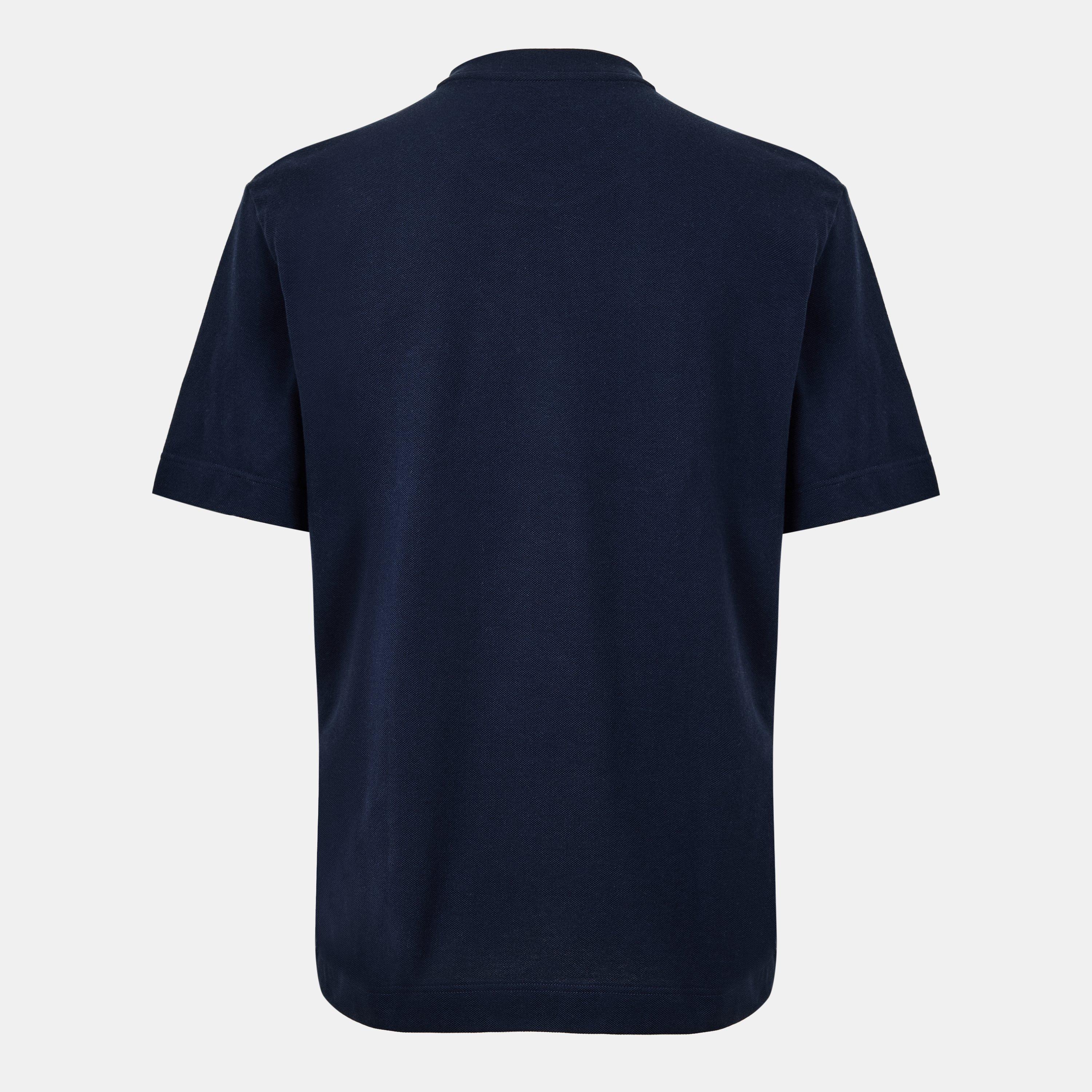 Navy Blue 166 - Lacoste - Men's Regular Fit T-Shirt - 2