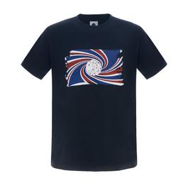 Pretty Green Regular Fit Swirl Logo T-Shirt