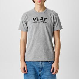 Comme des Garcons PLAY Logo Crew Neck T Shirt