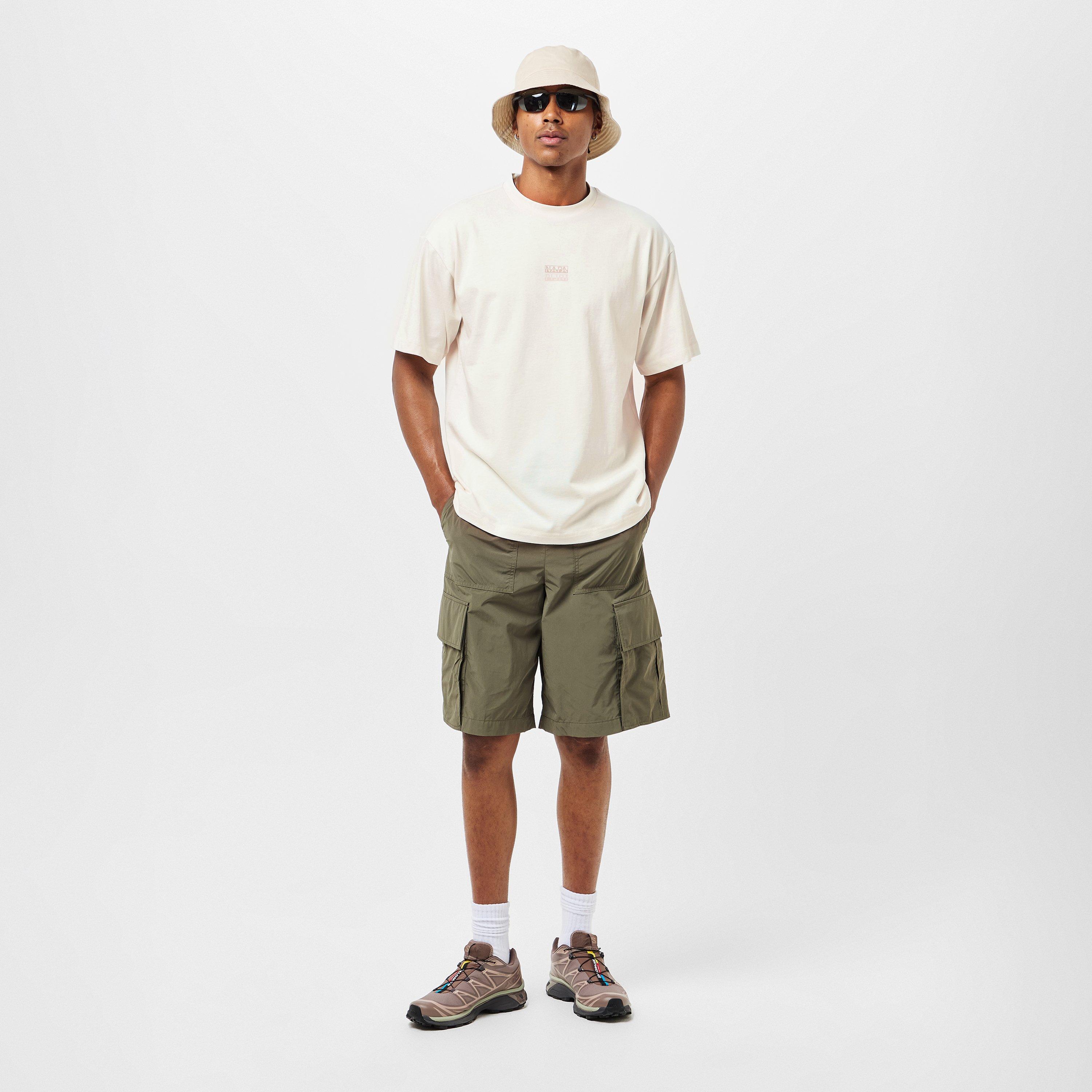 White Heron - Napapijri - Regular Fit T-Shirt Mens - 6