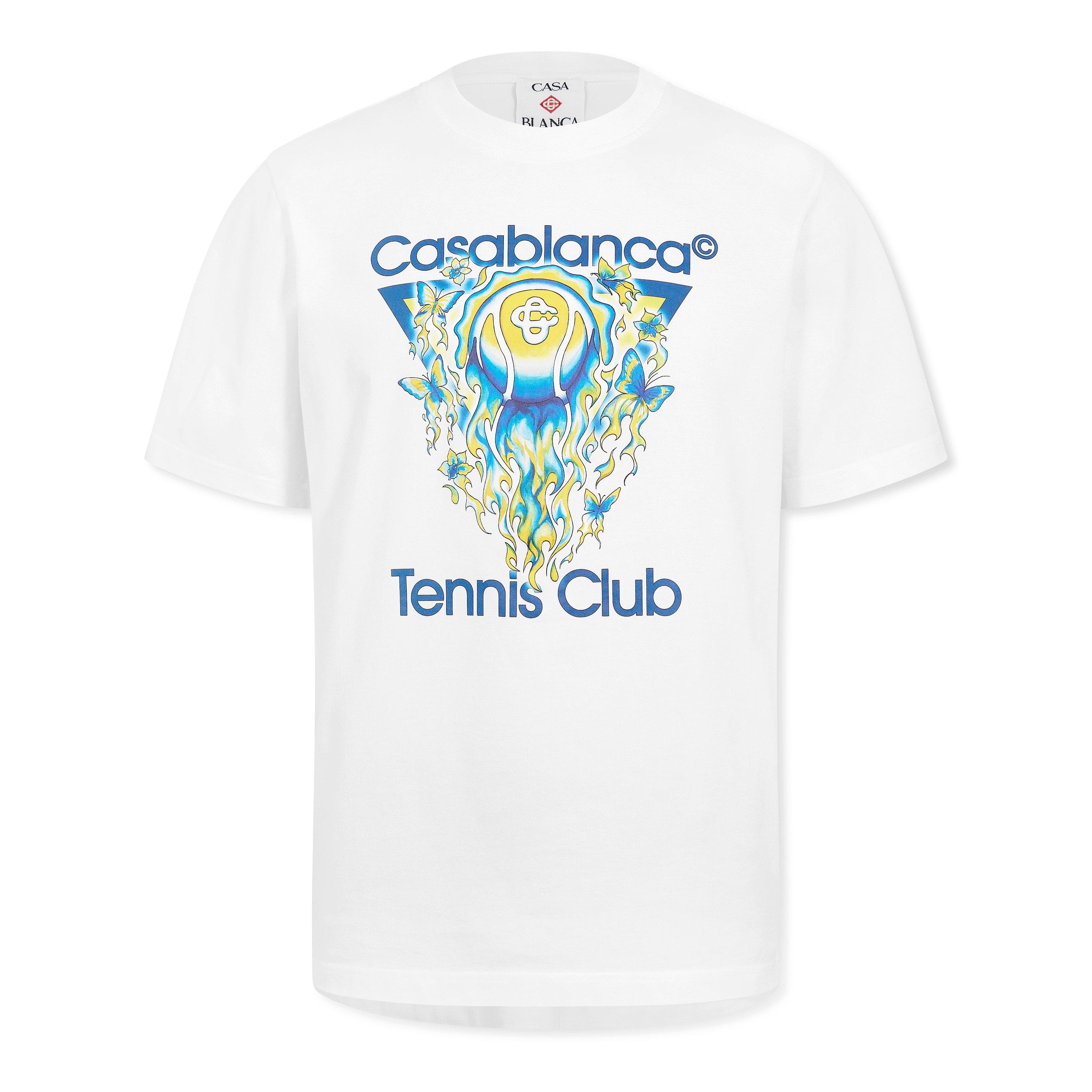 Casablanca Men's Tennis T-Shirt - White - Small