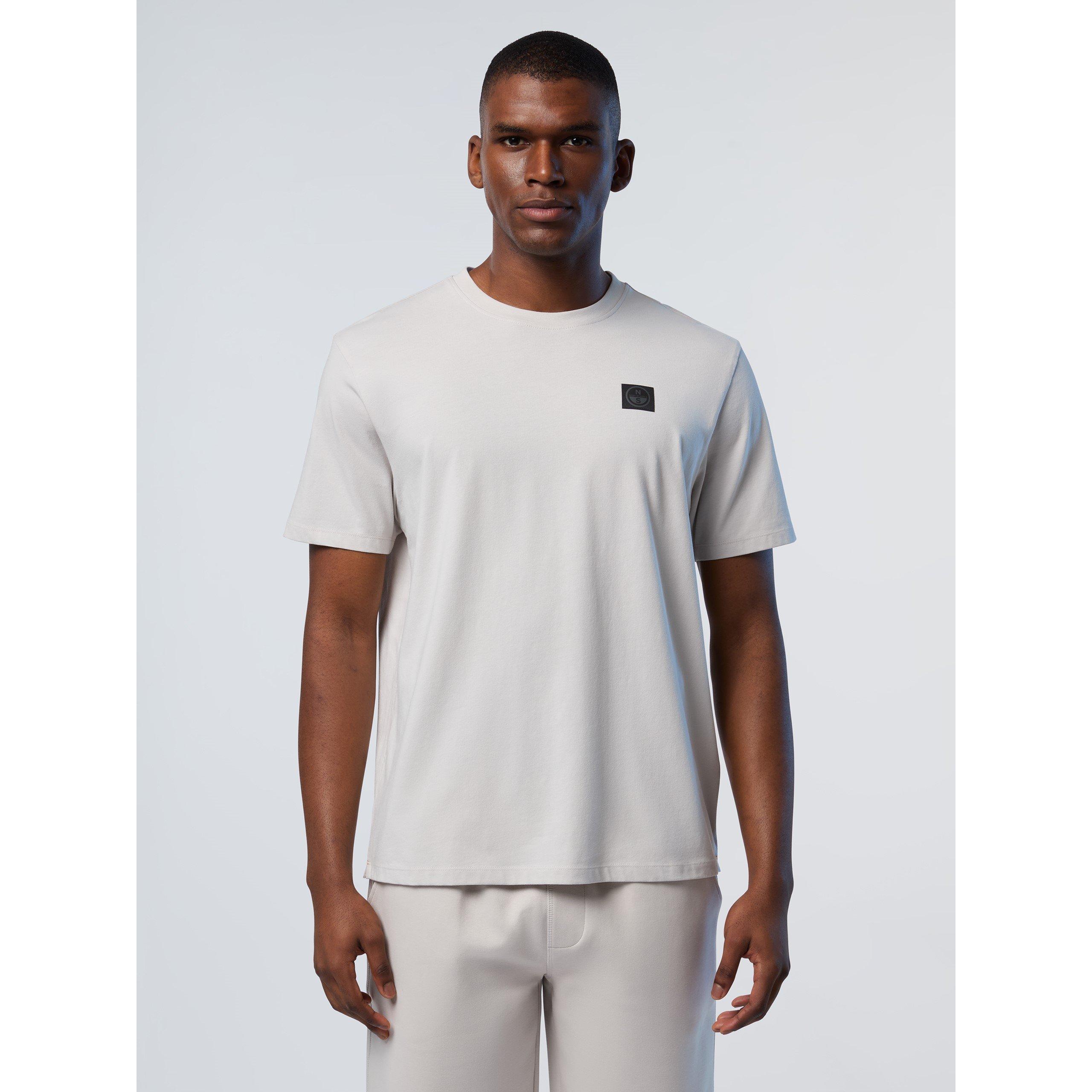 Vapor Grey - North Sails - Men's Regular Fit Short-Sleeve Logo T-Shirt - 4