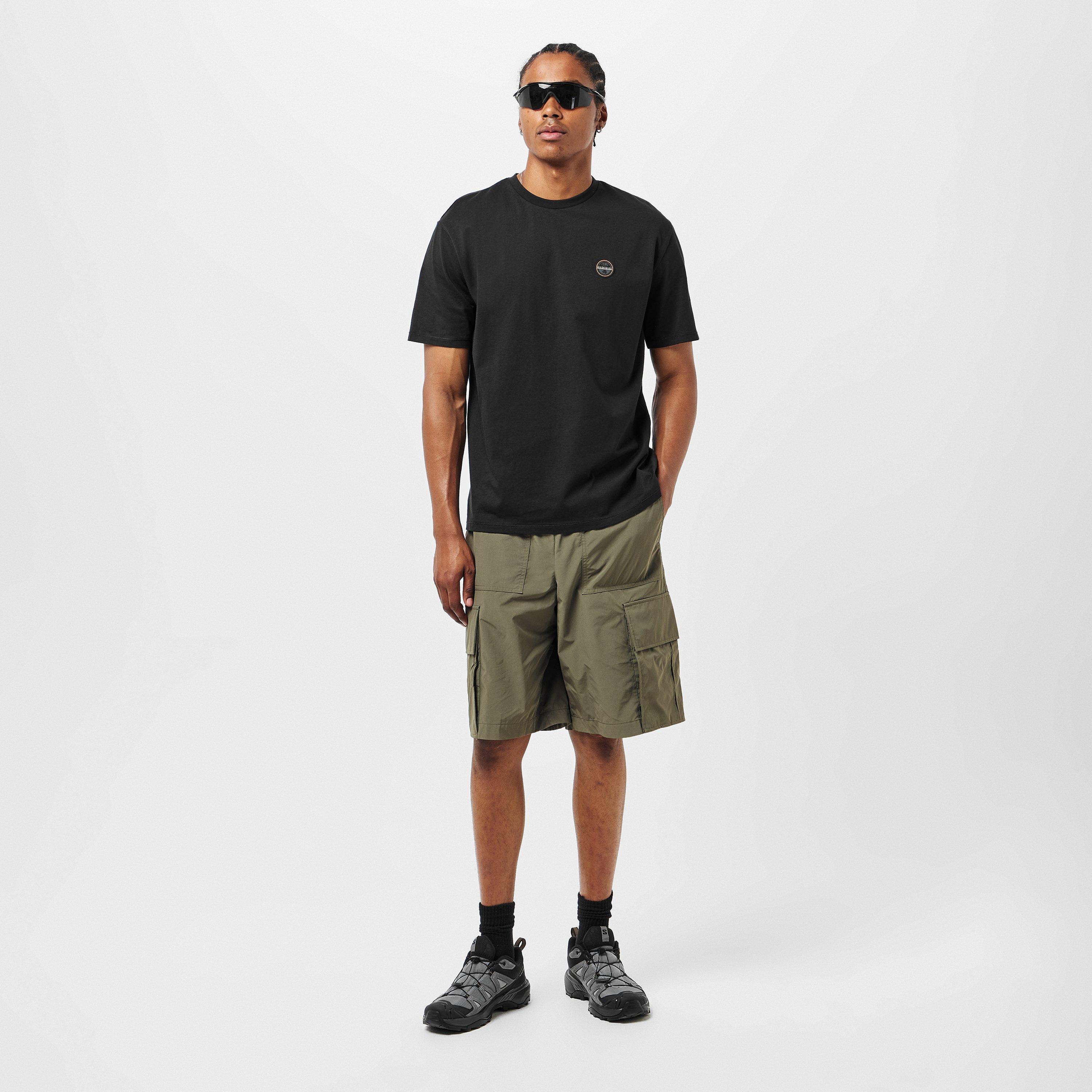 Black Beauty - Napapijri - Napa Badge Short Sleeve T-Shirt Mens - 6