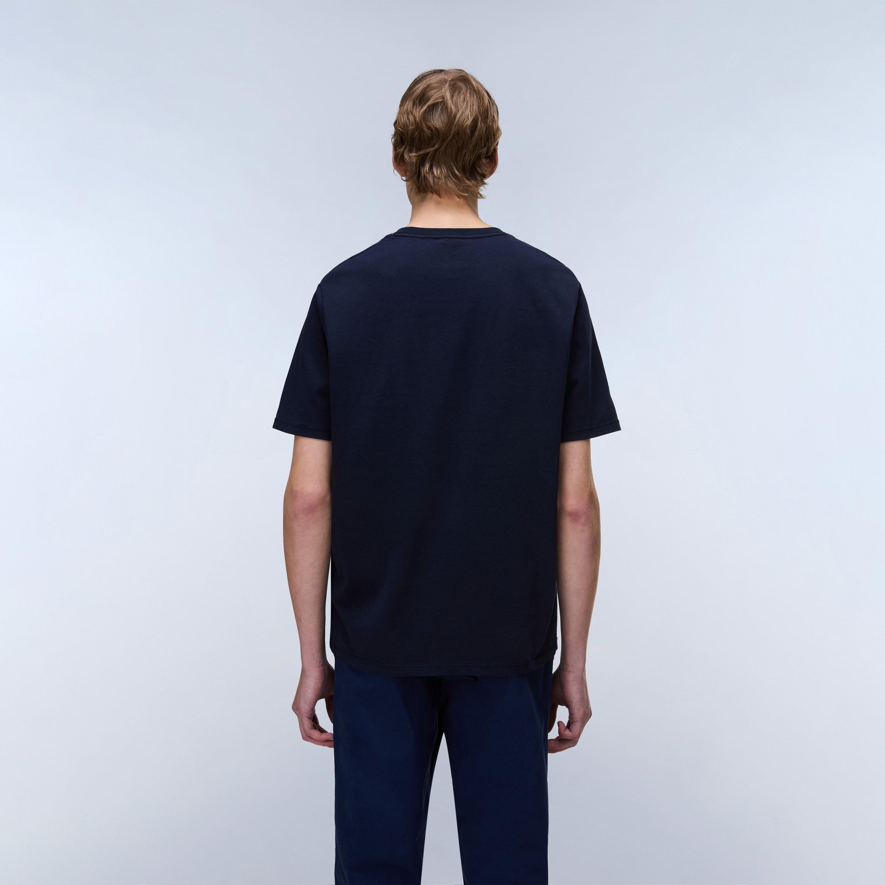 Blue Marine - Napapijri - Badge Short Sleeve T-Shirt Mens - 4