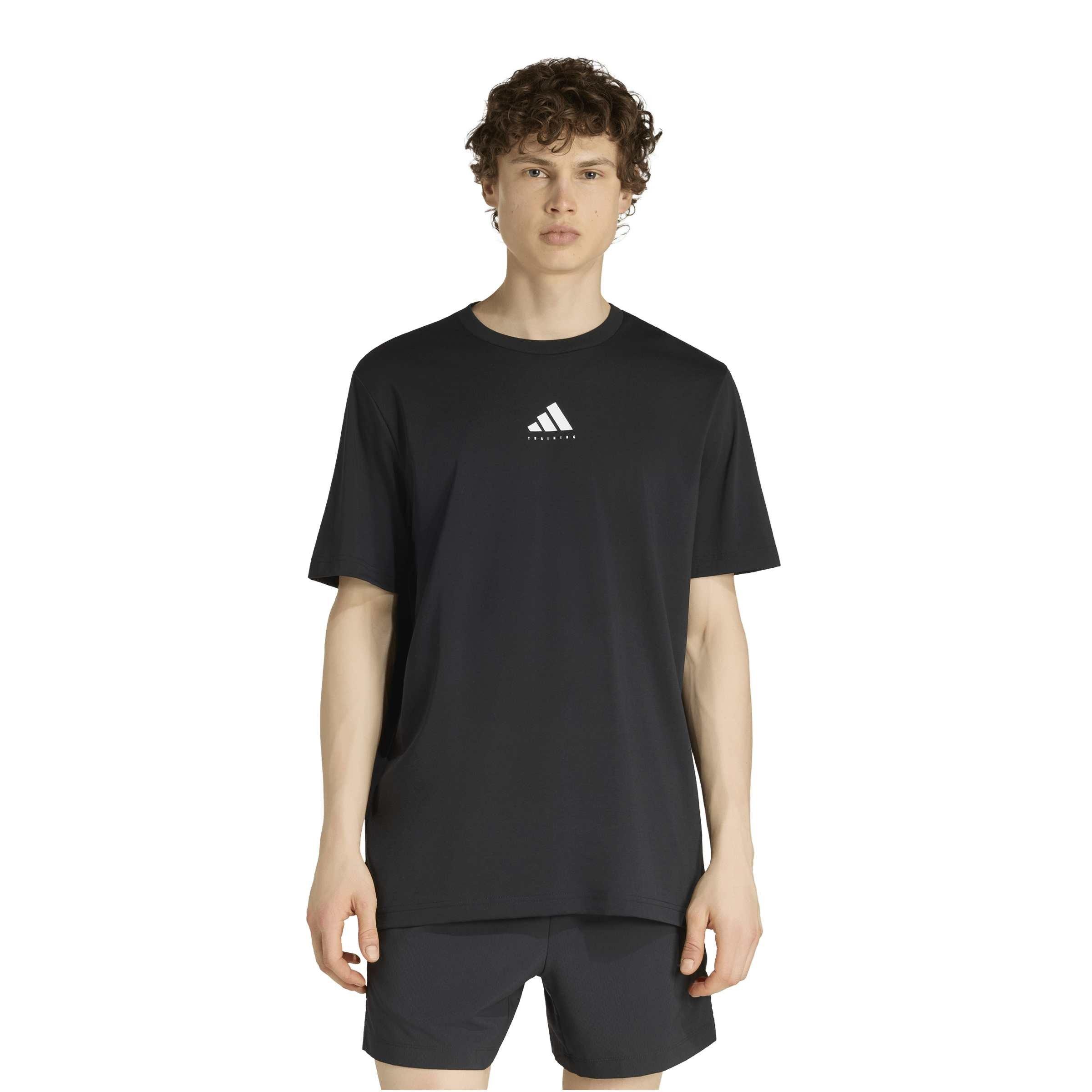 Black/White - adidas - Climacool Category Training Graphic T-Shirt - 2