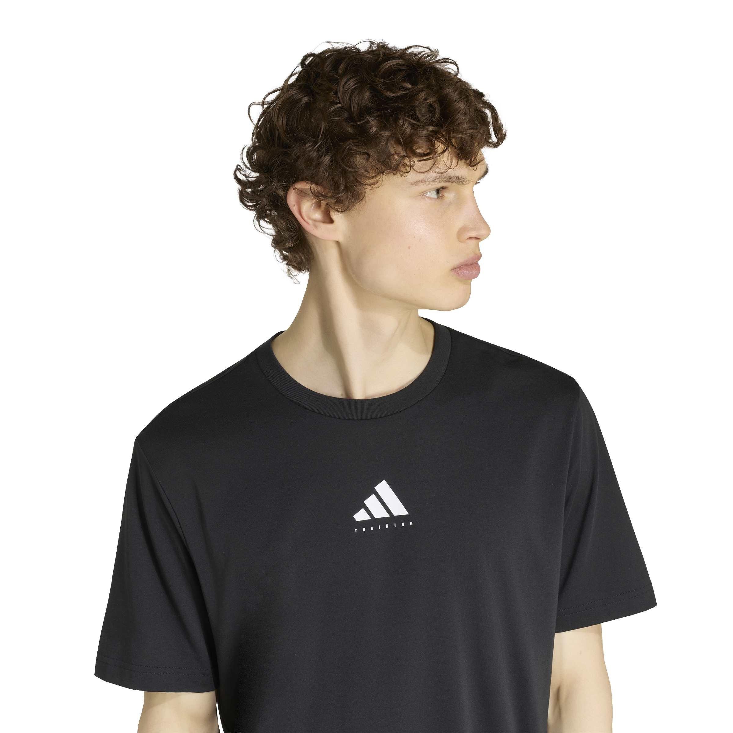 Black/White - adidas - Climacool Category Training Graphic T-Shirt - 5