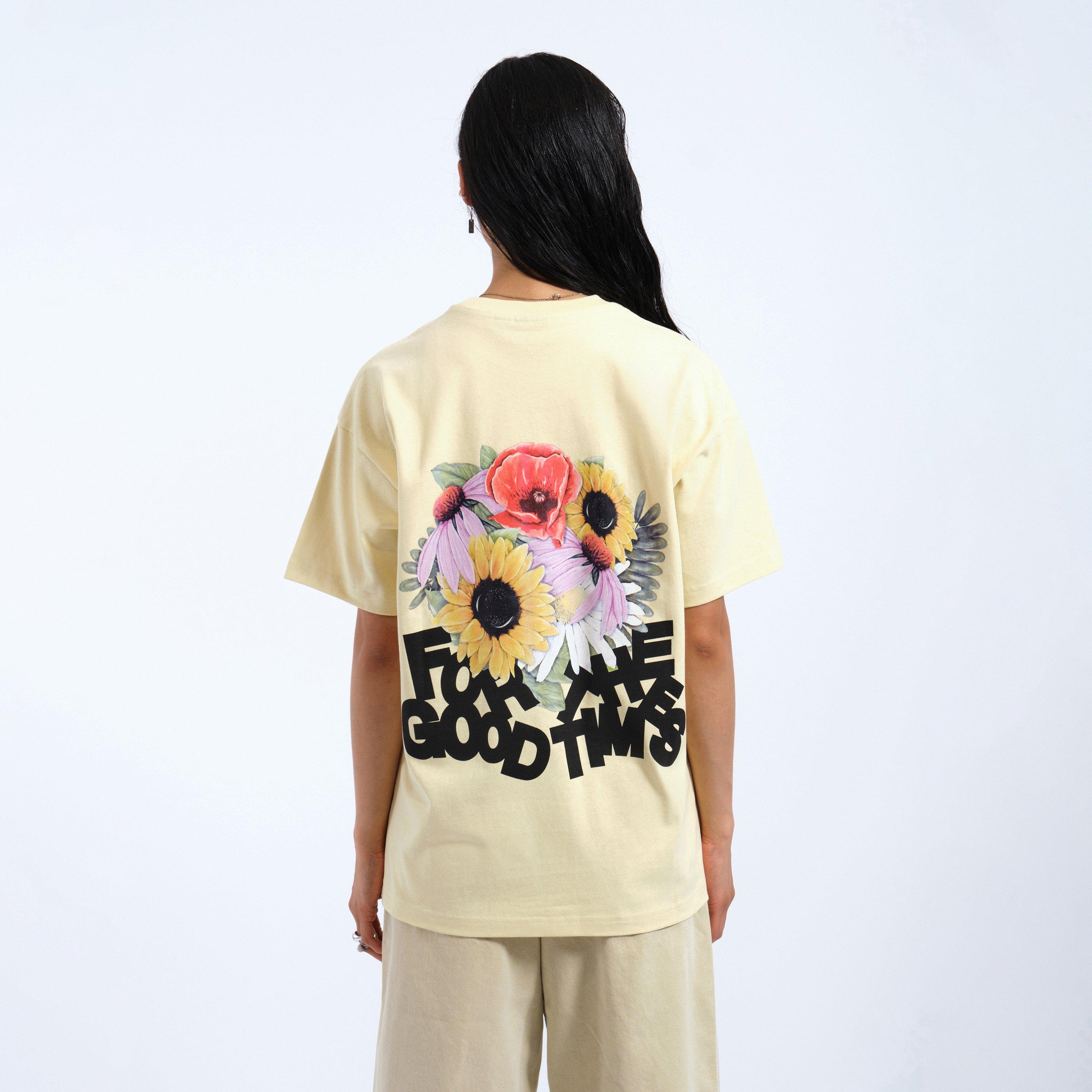 Light Yellow - Dr Denim - Trooper Tee - 90s cut tee - 2