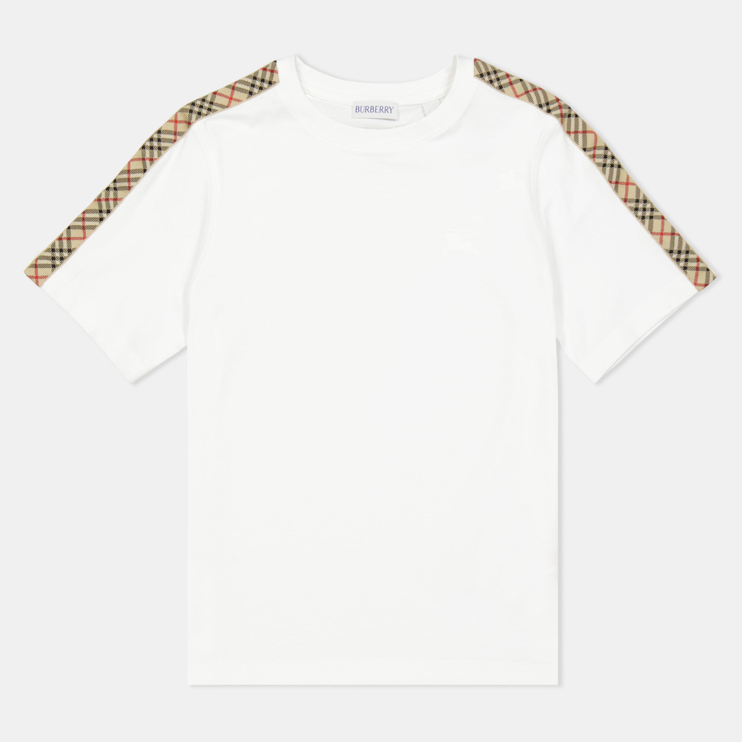 Burberry  Regular Fit T-Shirt - White A1464 - Size 6Y