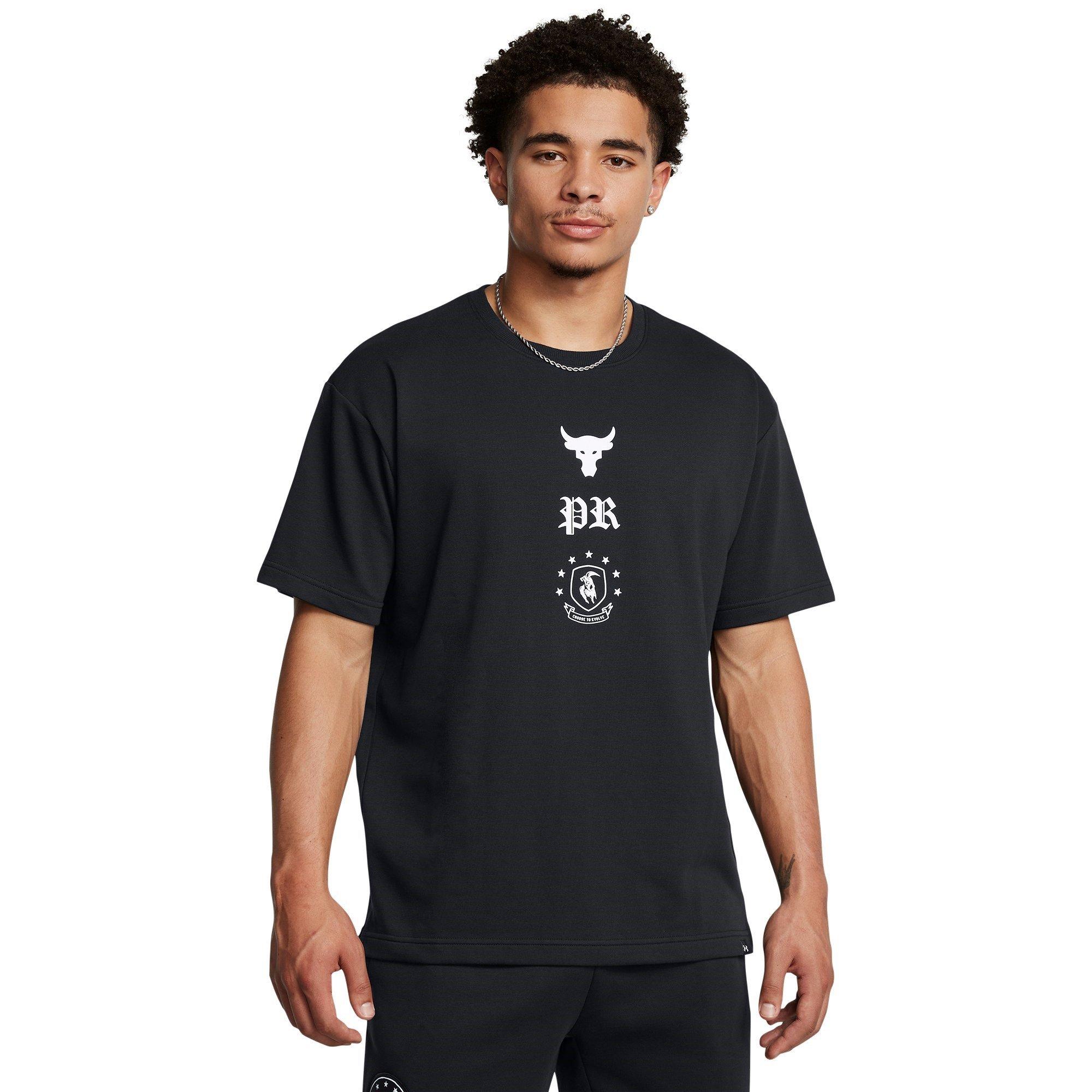 Sort - Under Armour - Short-Sleeve Terry Regular Fit T-Shirt - 2