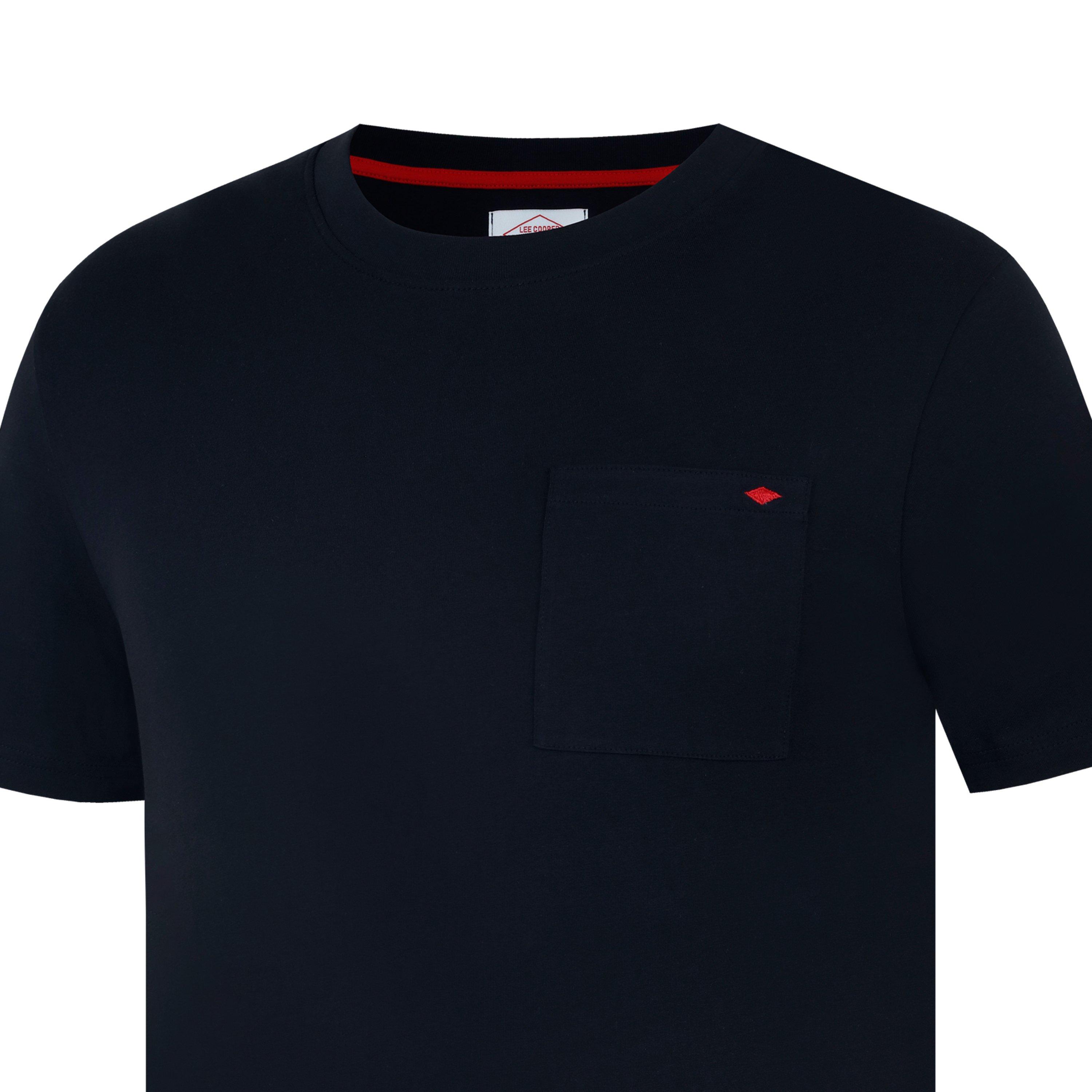 Sort - Lee Cooper - Regular Fit Pocket Crew T-Shirt - 5