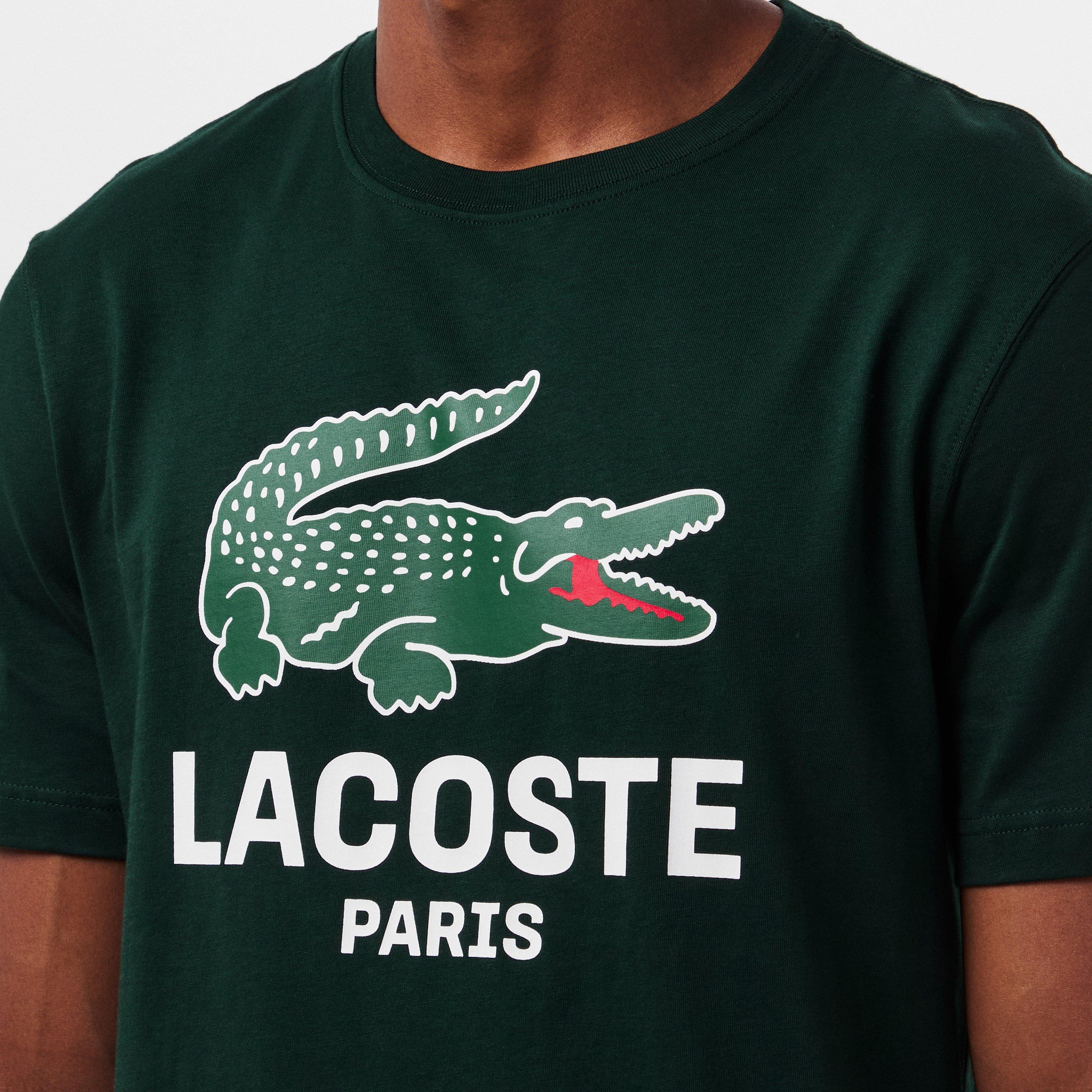 Sinople YZP - Lacoste - Men's Large Croc Regular Fit T-Shirt - 5