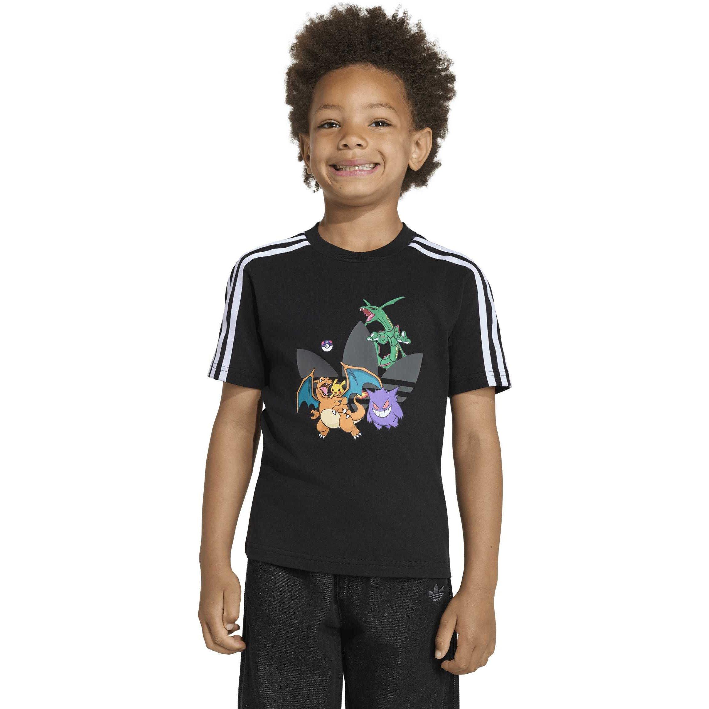 Black - adidas Originals - Adi OG Pokemon Tee Jn71 - 4