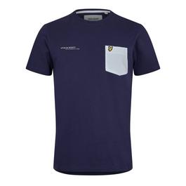 Lyle and Scott Print Pocket T Shirt