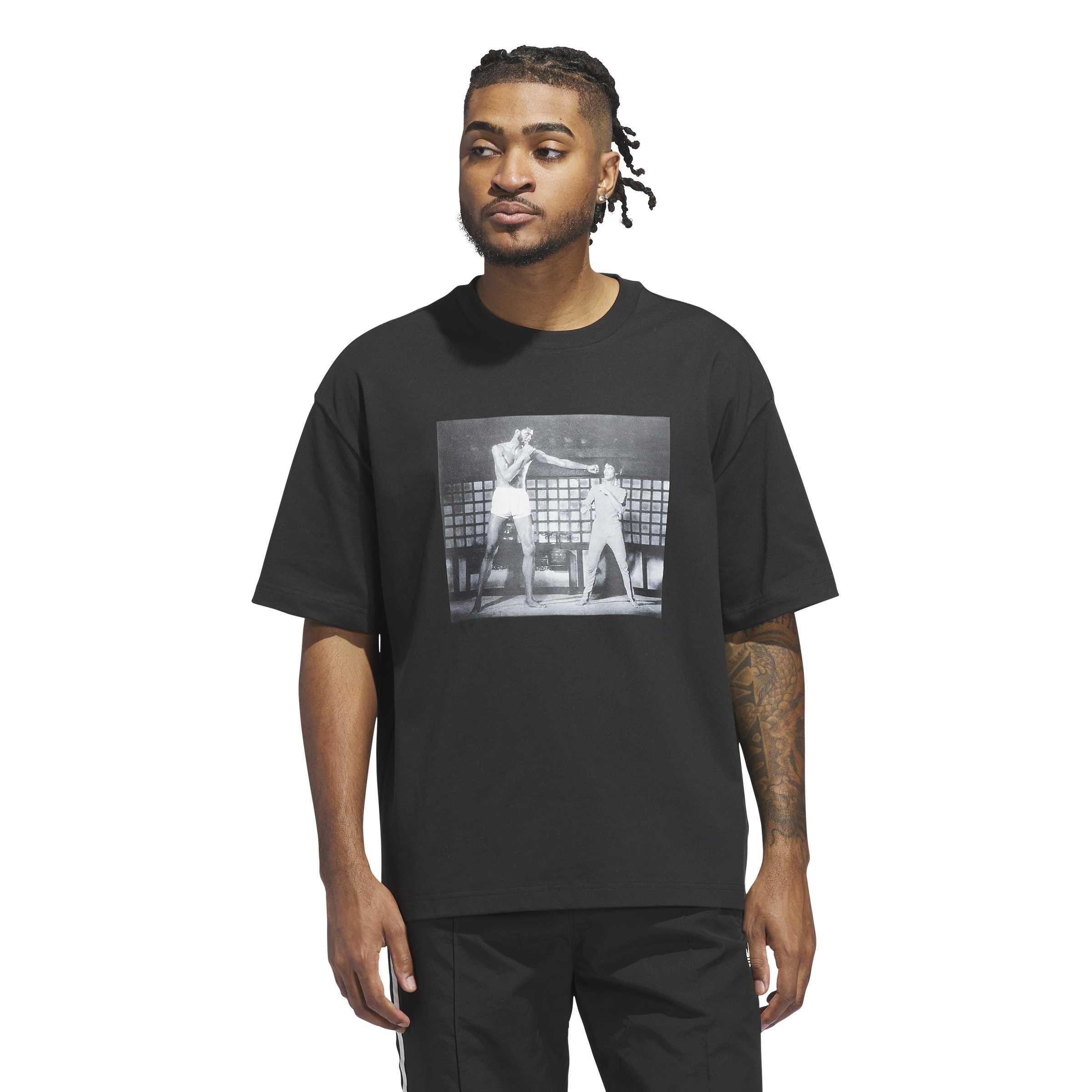 Negro - adidas - Adidas Bl Kick Tee Sn99 - 4