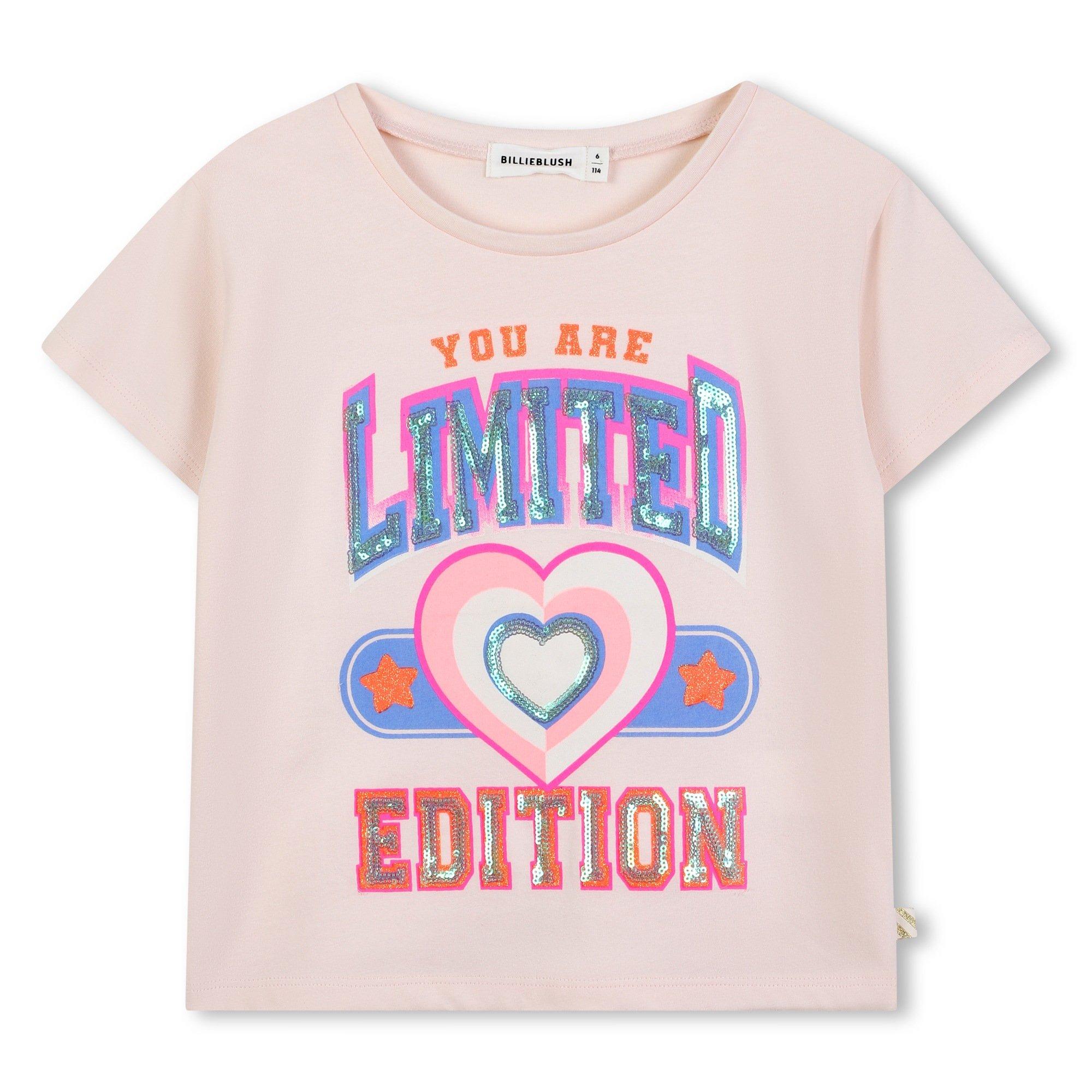Pink 47V - Billieblush - Kids' Regular Fit Short-Sleeve T-Shirt - 1