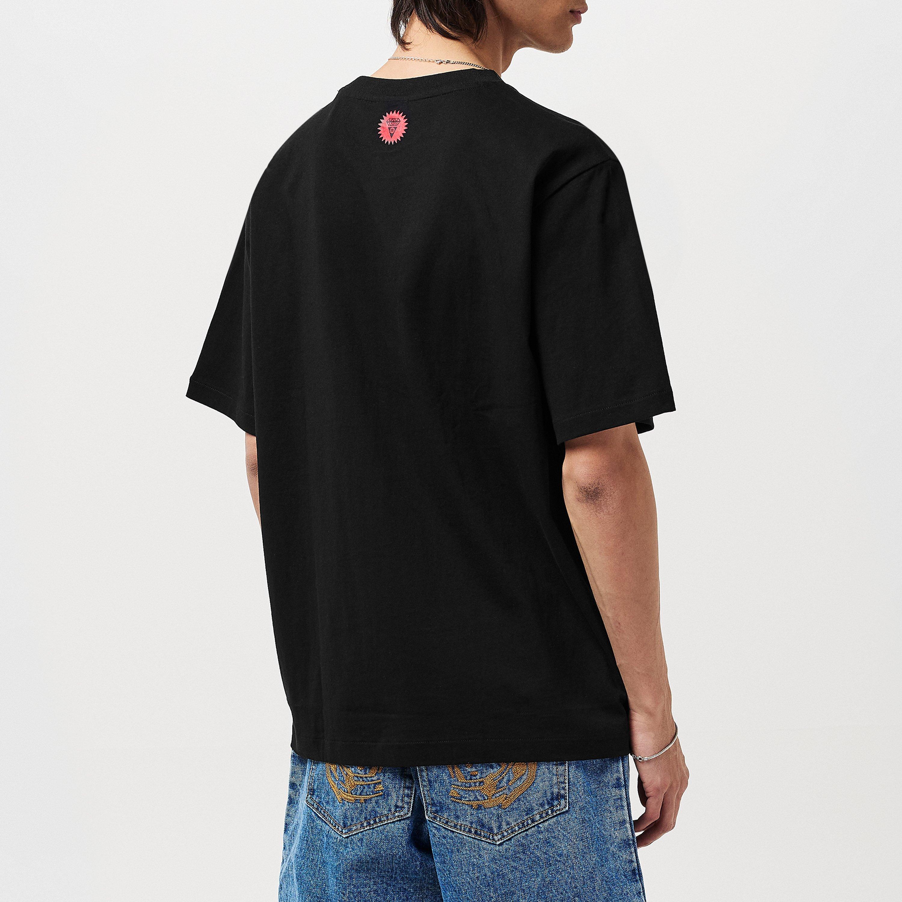 Black - ICECREAM - Polka Dot Run Dog T-Shirt - 4