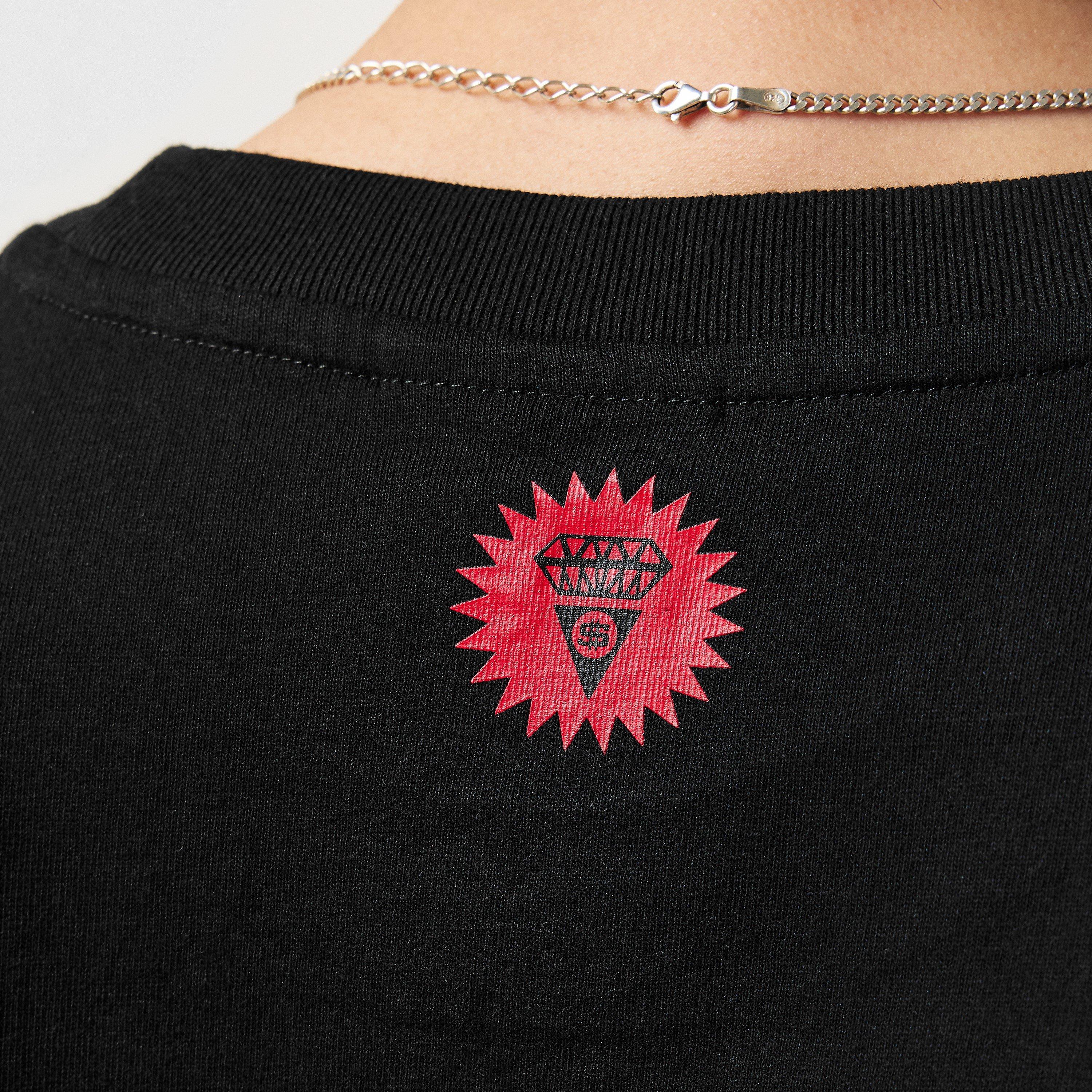 Black - ICECREAM - Polka Dot Run Dog T-Shirt - 5