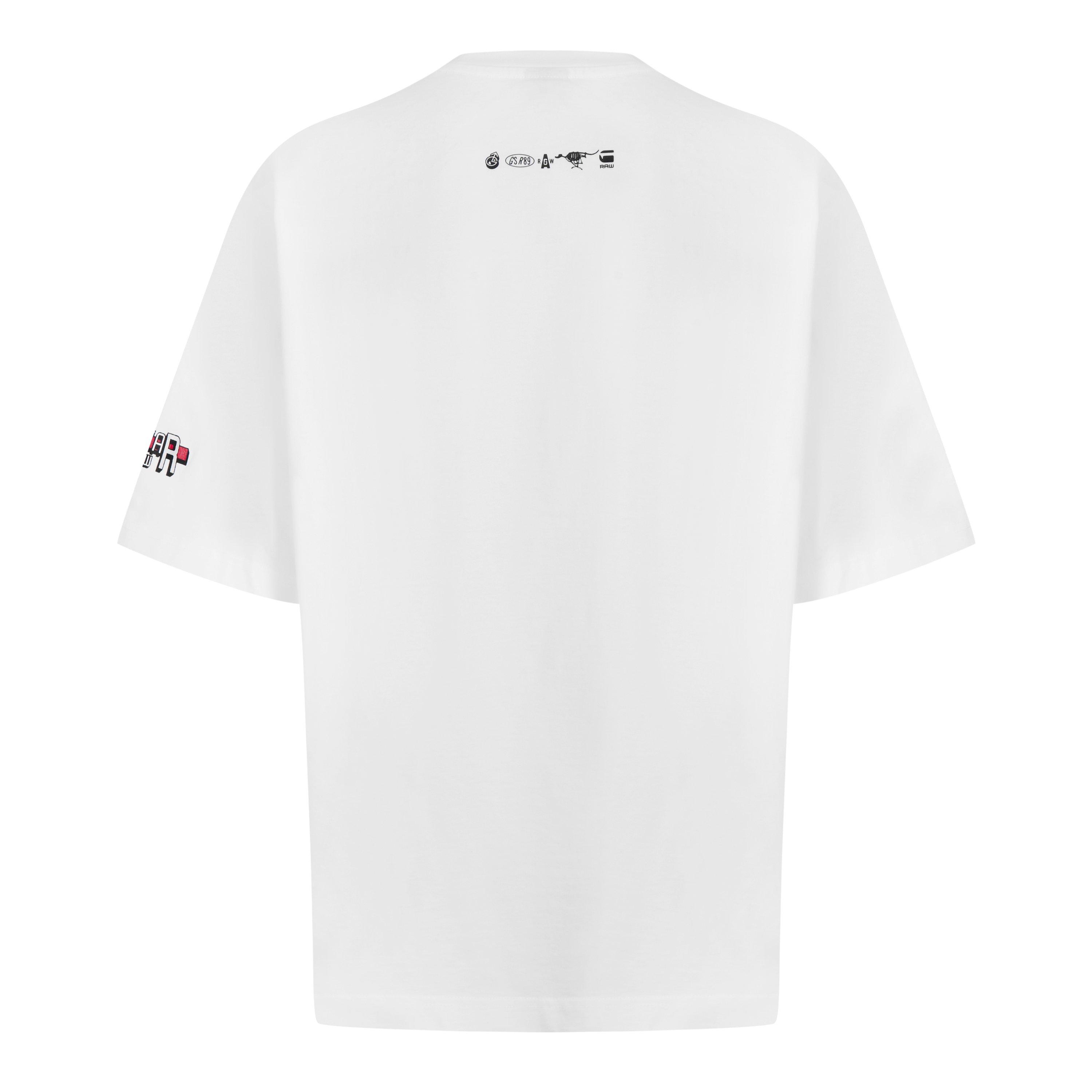 Wht Elwood - G Star - Modelkit Print Boxy T-Shirt - 2