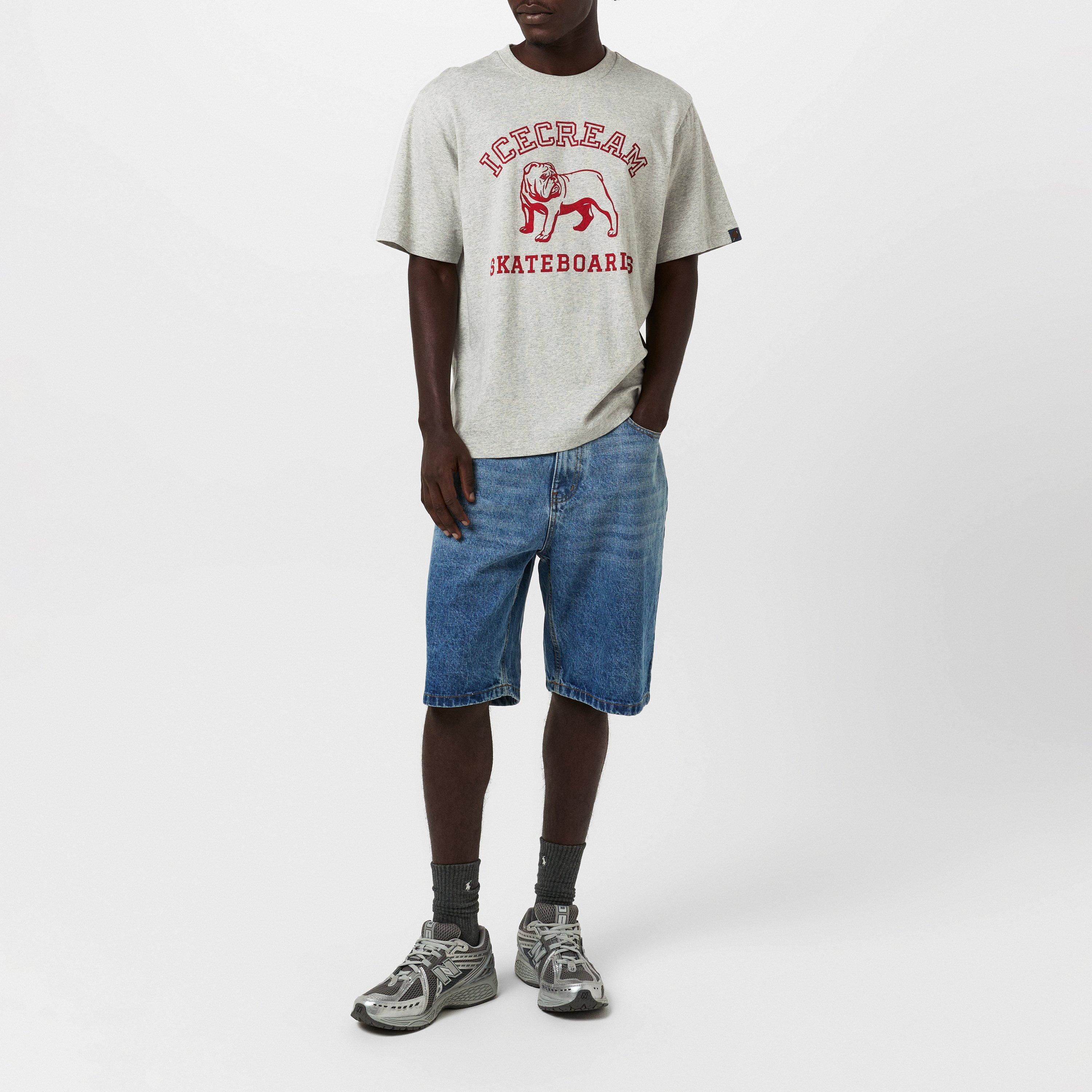 Heather Grey - ICECREAM - Men's Bulldog Regular Fit T-Shirt - 6