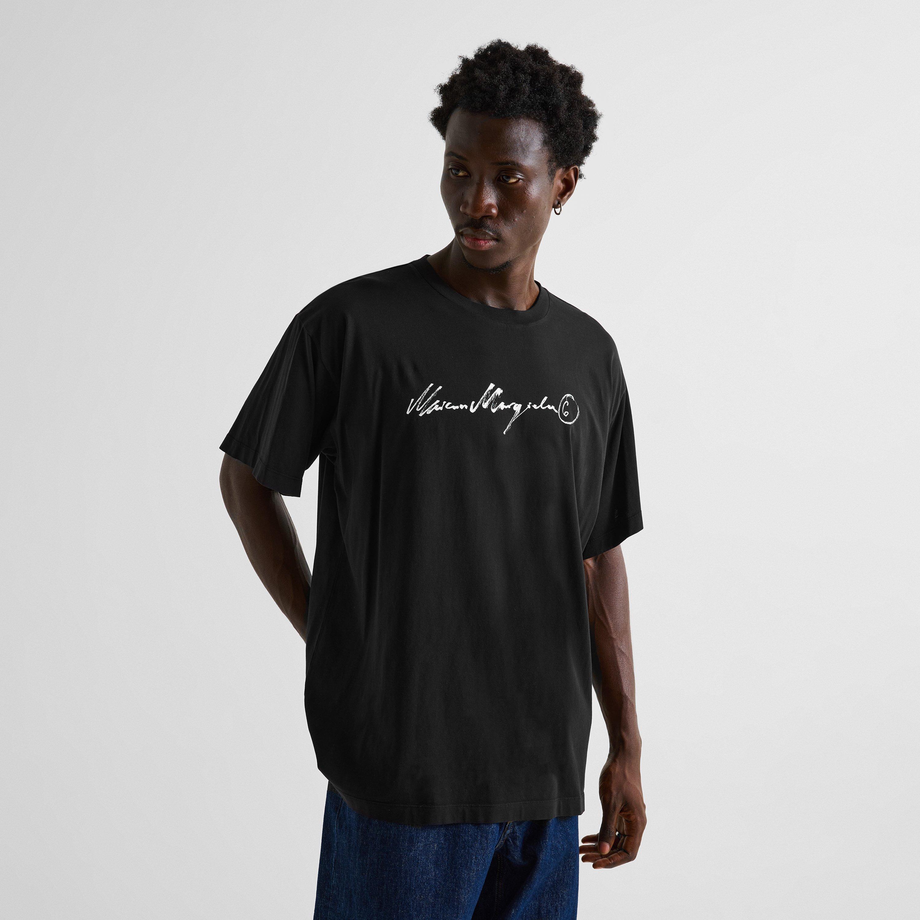 Black - MM6 Maison Margiela - Signature Overdyed Tee - 3