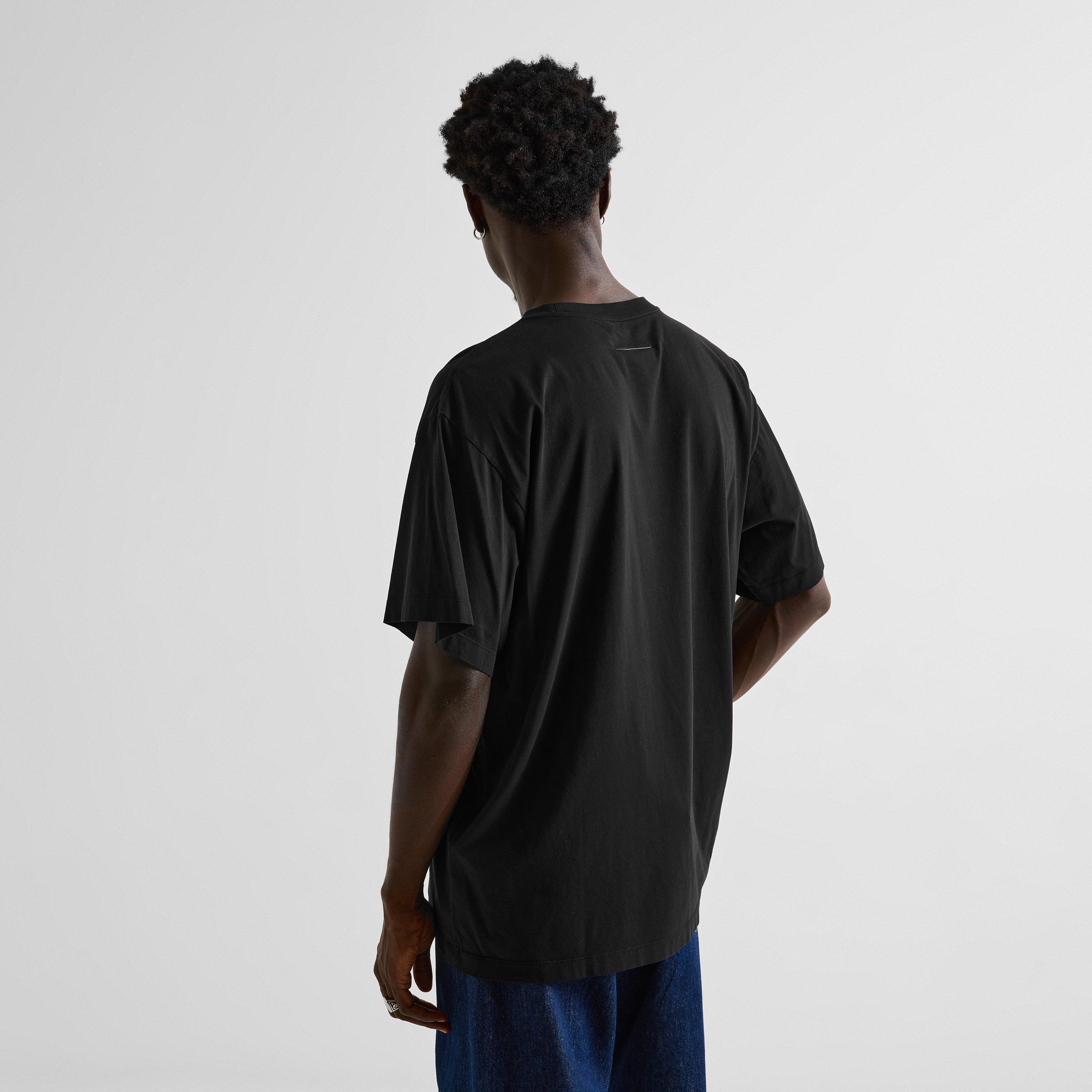 Black - MM6 Maison Margiela - Signature Overdyed Tee - 4
