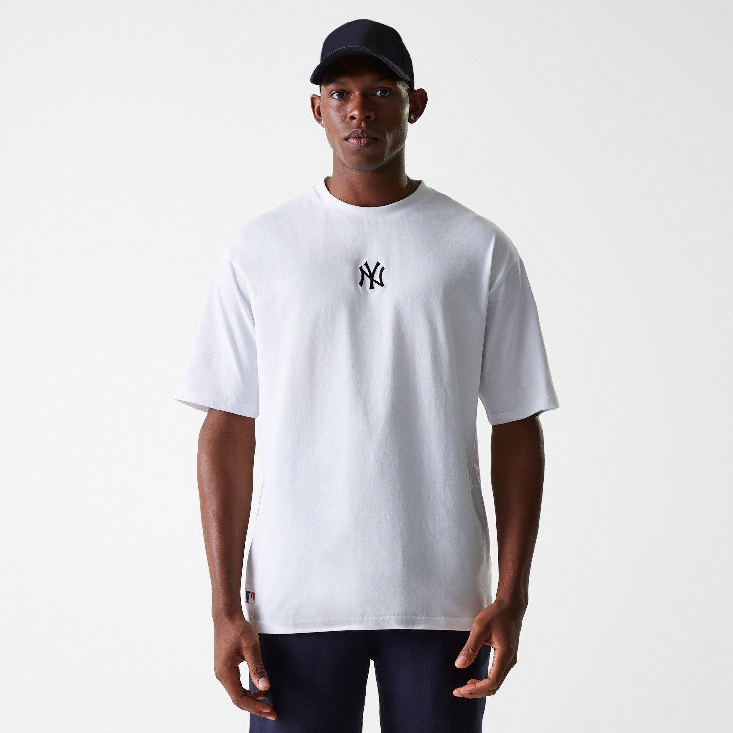 NY White - New Era - Men's MLB Essential Oversized T-Shirt - 3