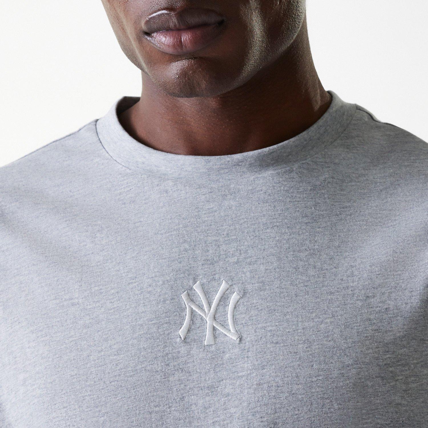 NY Grey - New Era - Men's MLB Essential Oversized T-Shirt - 5