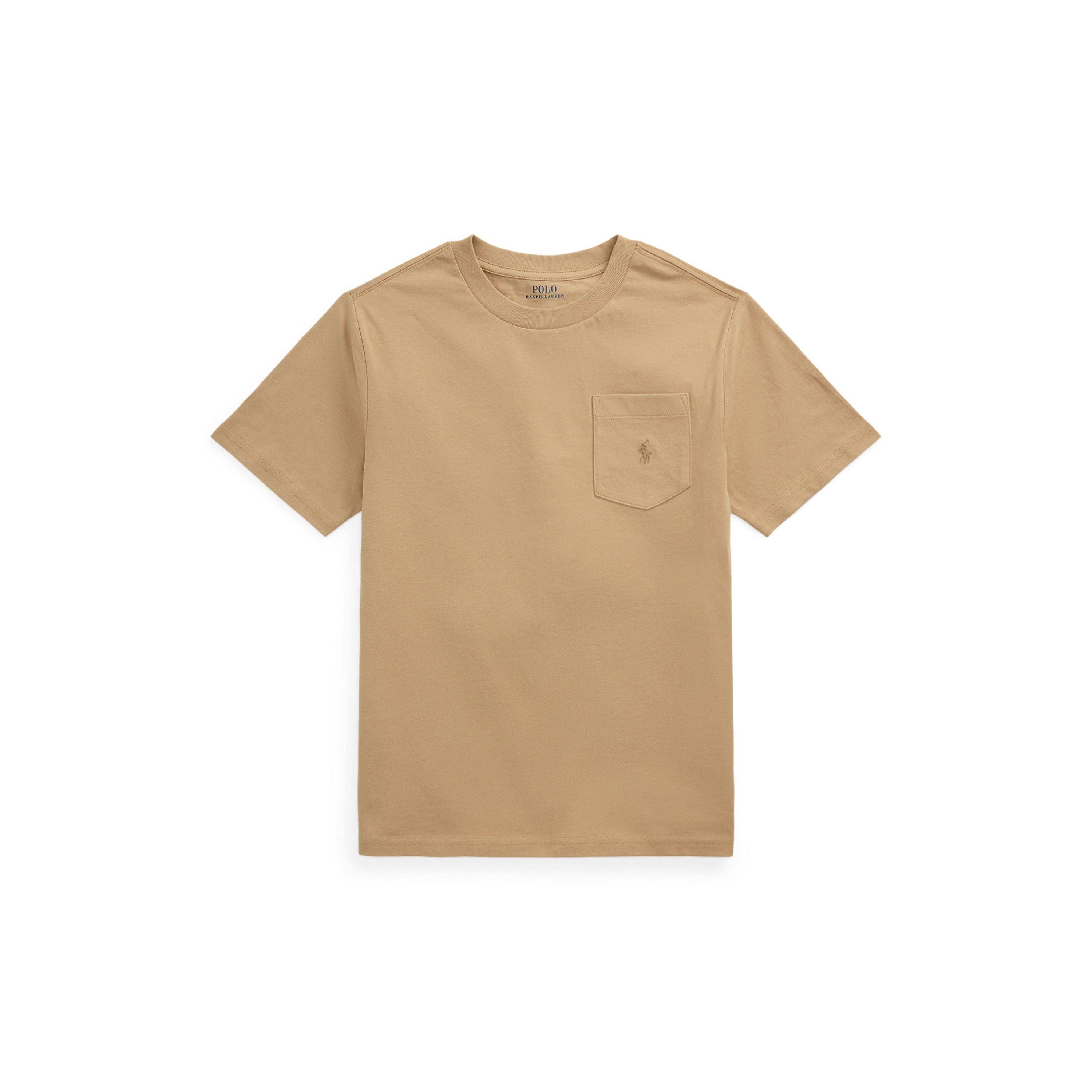 Polo Ralph Lauren  Vint Khaki Kids' Logo Embroidered T-Shirt - 7Y/S