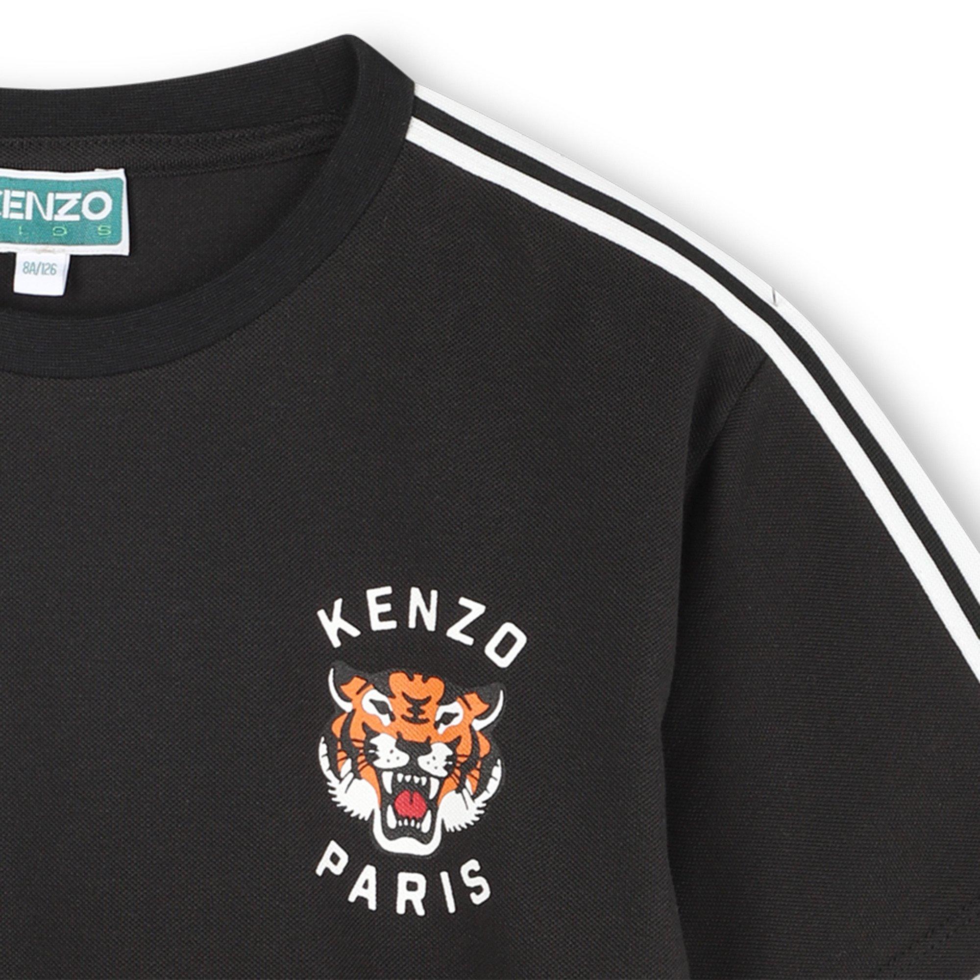 Black 095 - Kenzo - Unisex Regular Fit Kids T-Shirt - 3
