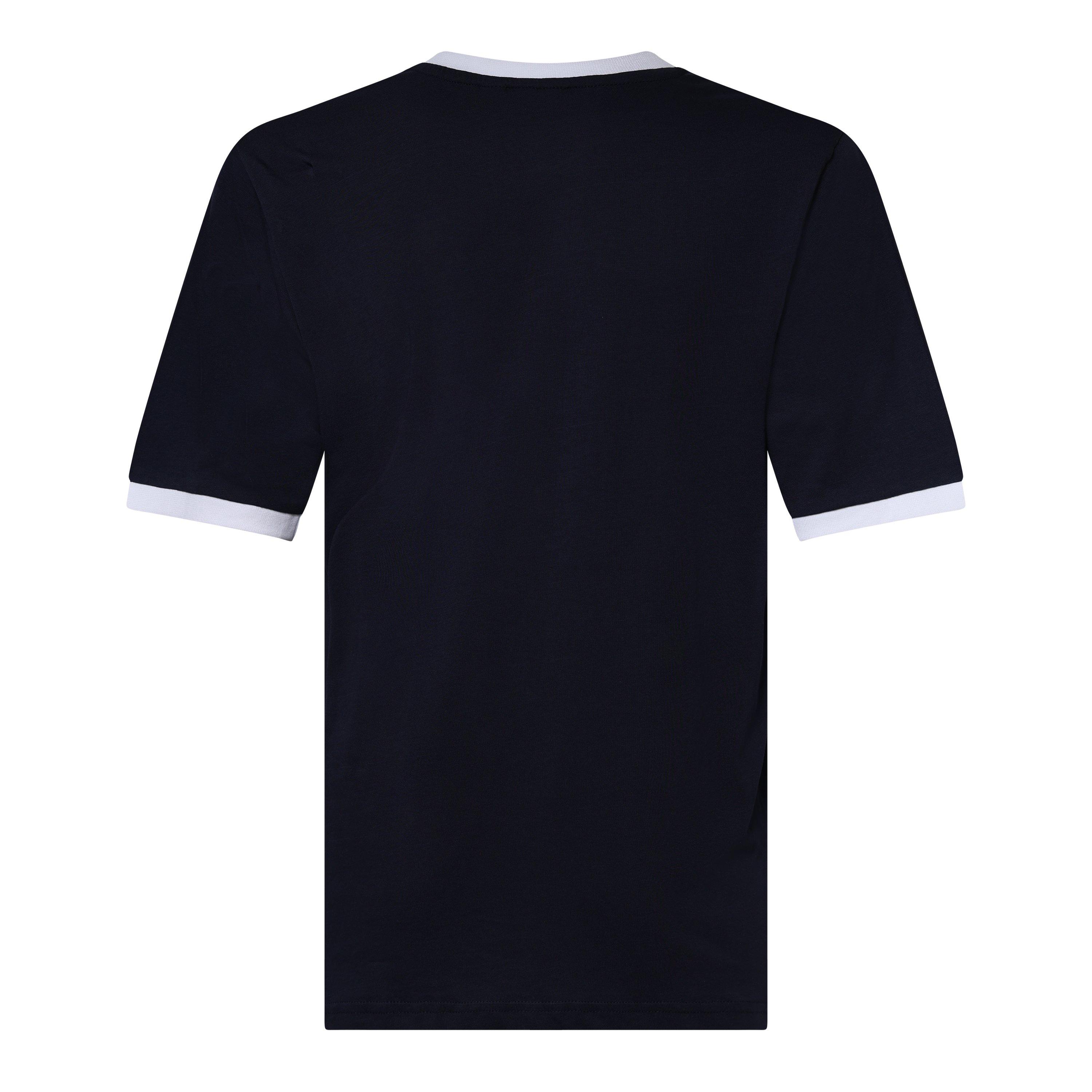 Fila Navy - Fila - Men's Aster Graphic Logo Ringer T-Shirt - 2