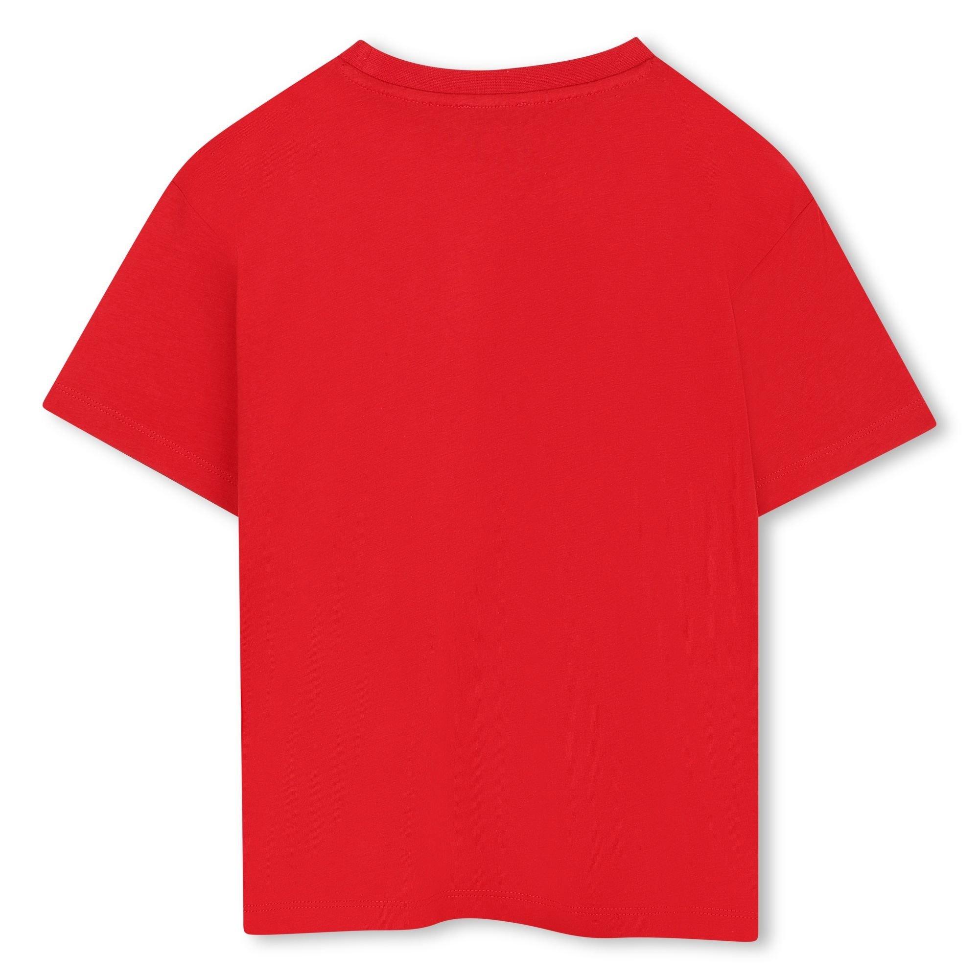 Red 968 - Kenzo - Kids' Poppy Regular Fit T-Shirt - 2