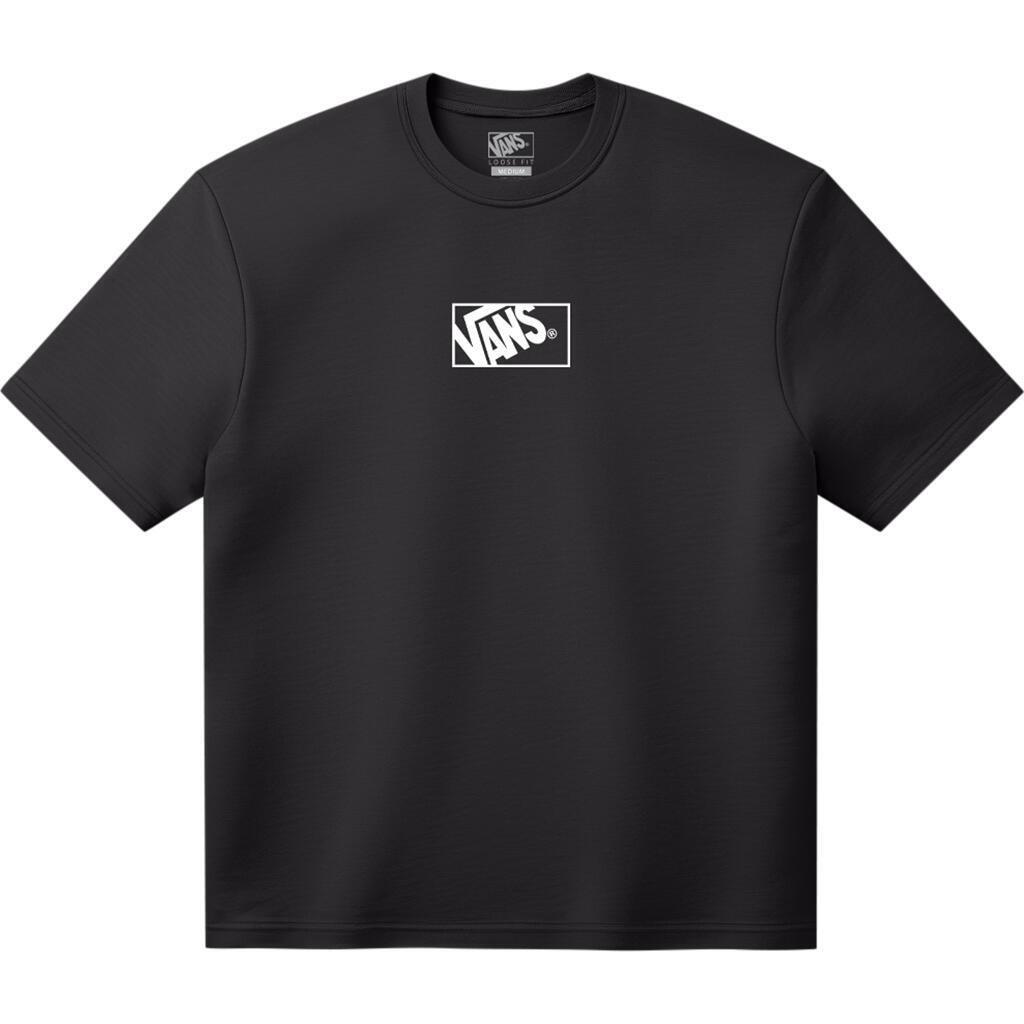 Vans Men's Blocked Box Oversized T-Shirt - Black - Small
