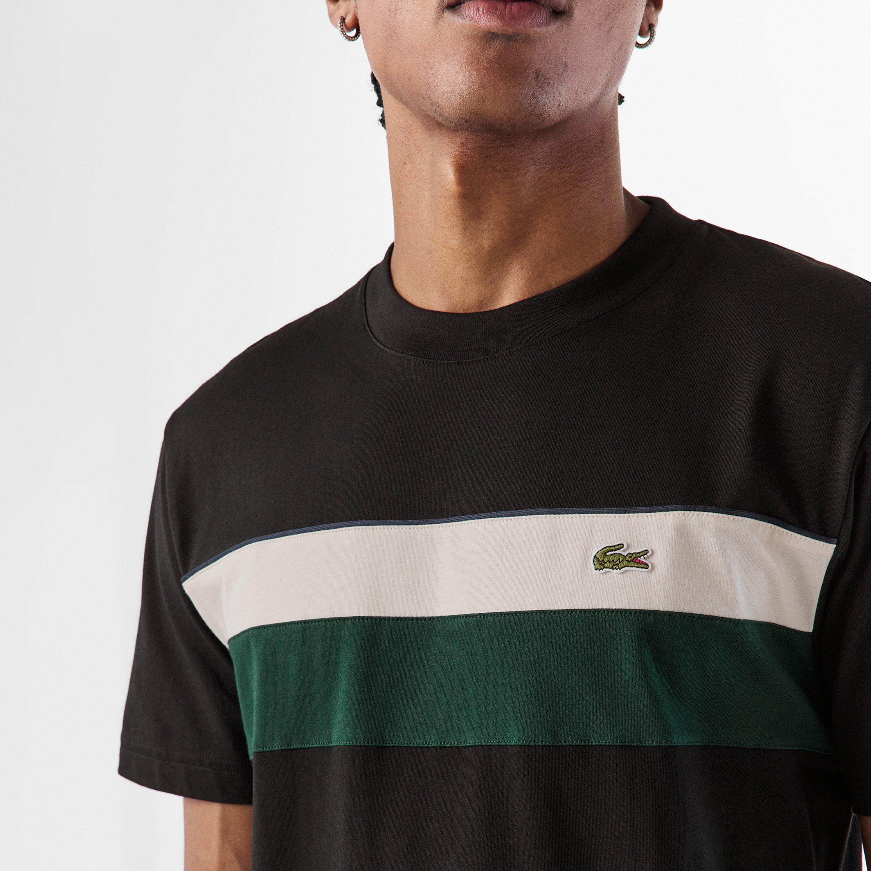 Black 6XH - Lacoste - Men's Regular Fit T-Shirt - 5