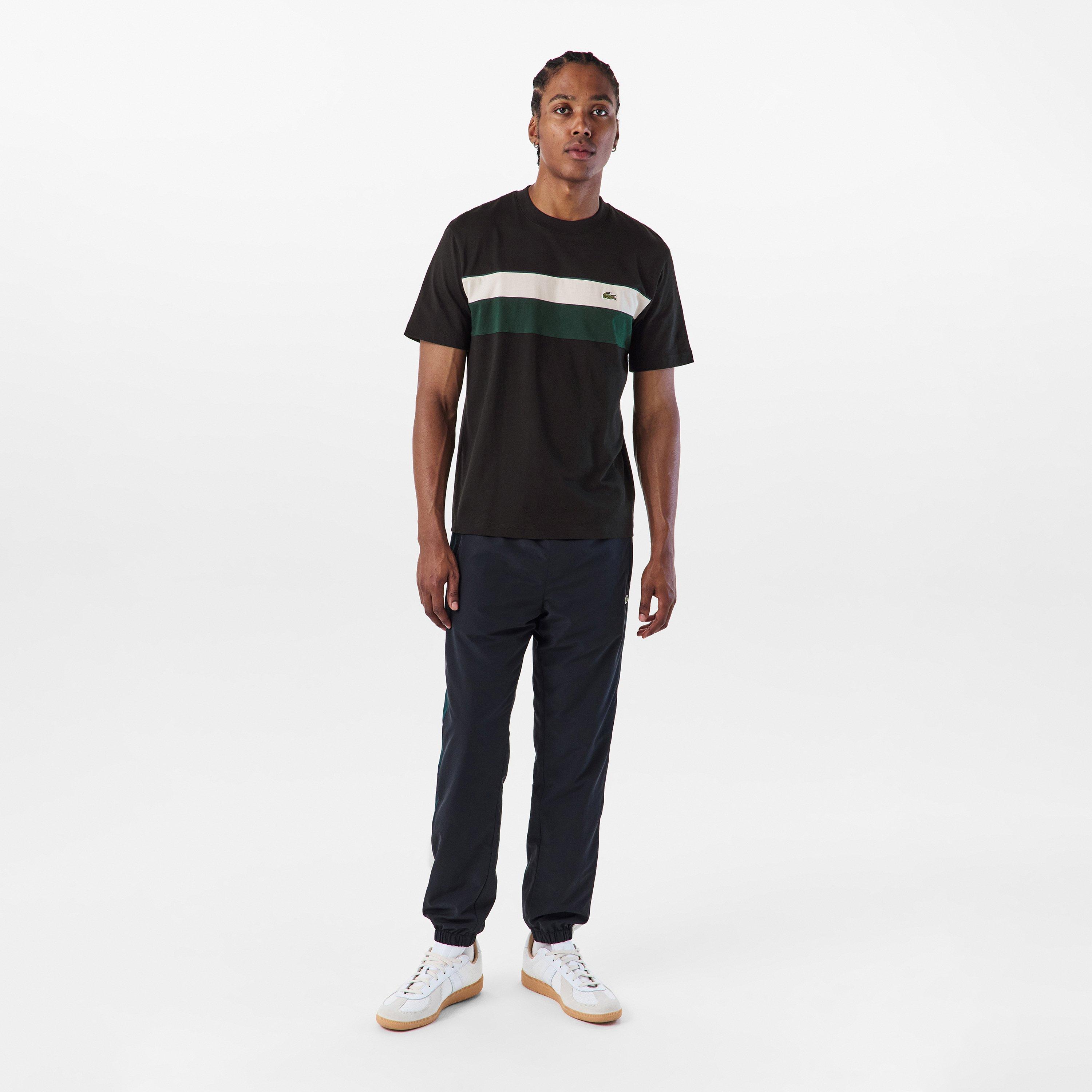 Black 6XH - Lacoste - Men's Regular Fit T-Shirt - 6