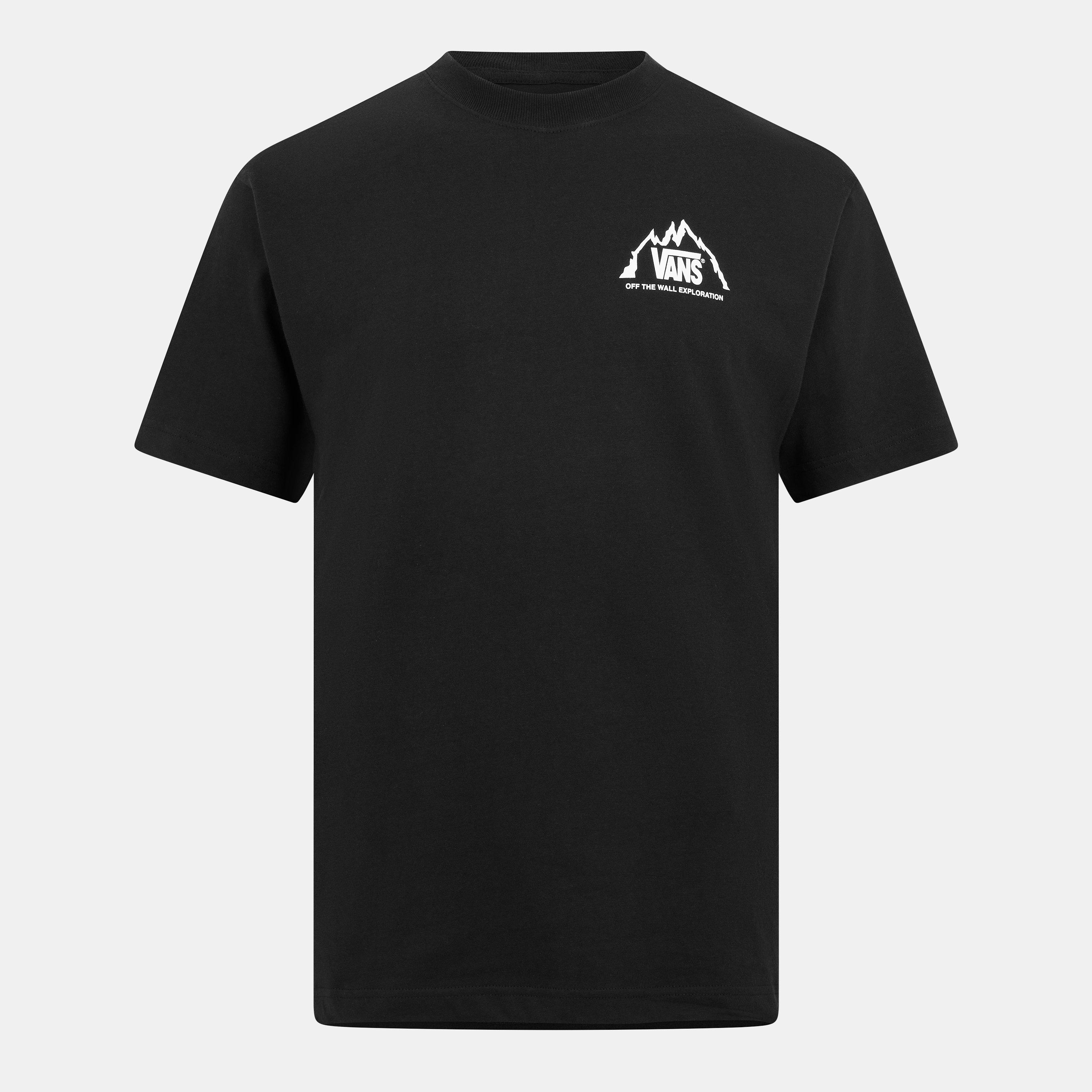 Vans Men's Mte Crestline T-Shirt - Black White - Medium