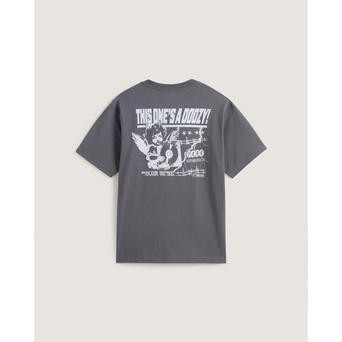 Vans Men's Earth Graphic Tee - Asphalt - Medium