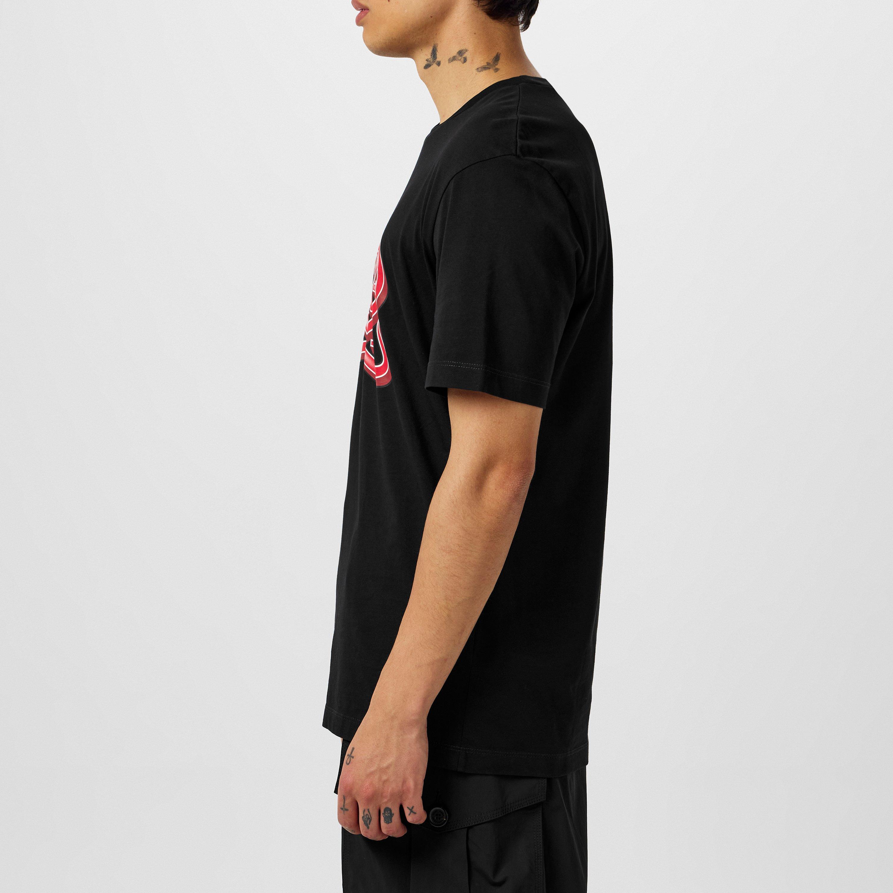 Black - DSquared2 - Logo Print T-Shirt - 5