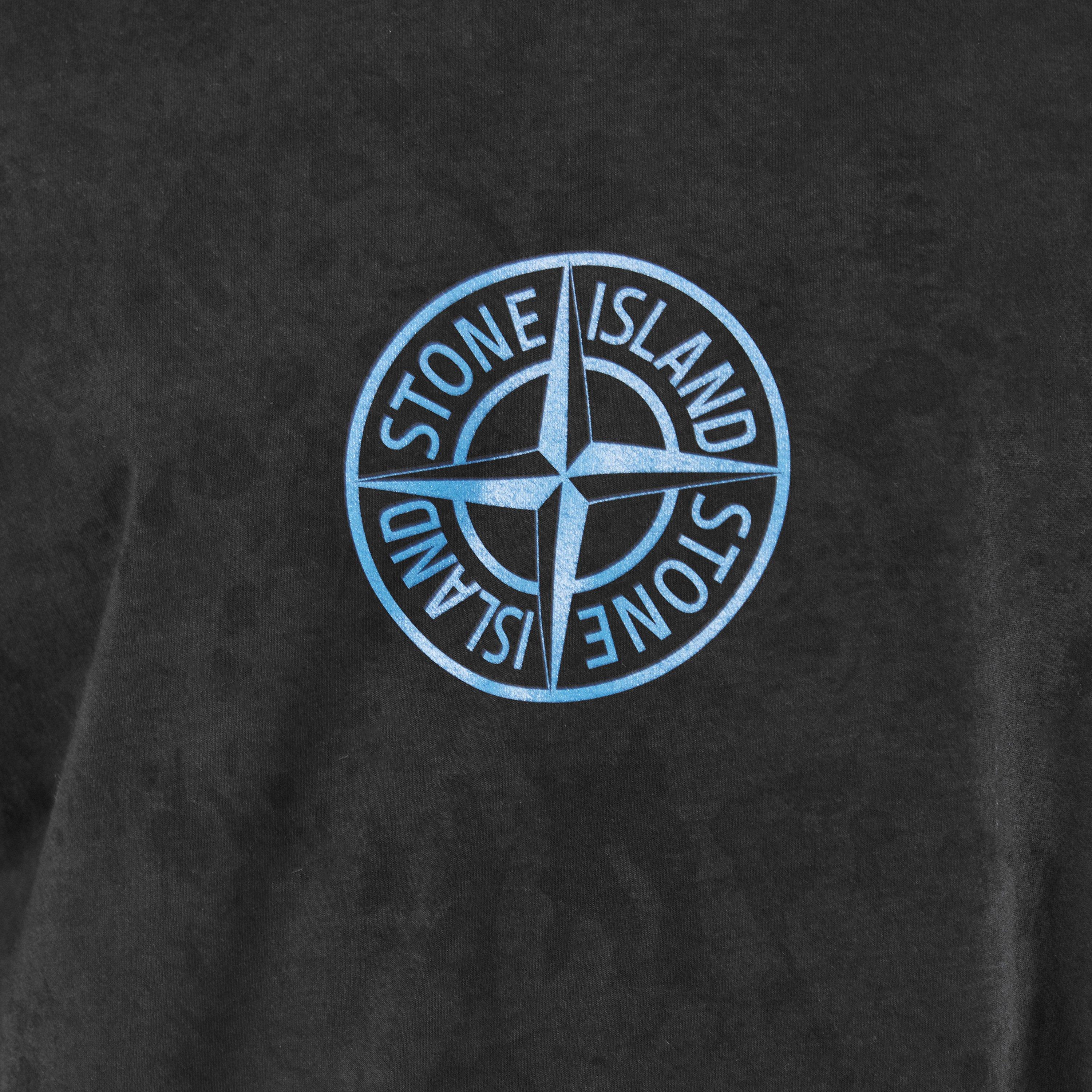 Nero V0029 - Stone Island - Men's Dial Oversized T-Shirt - 5