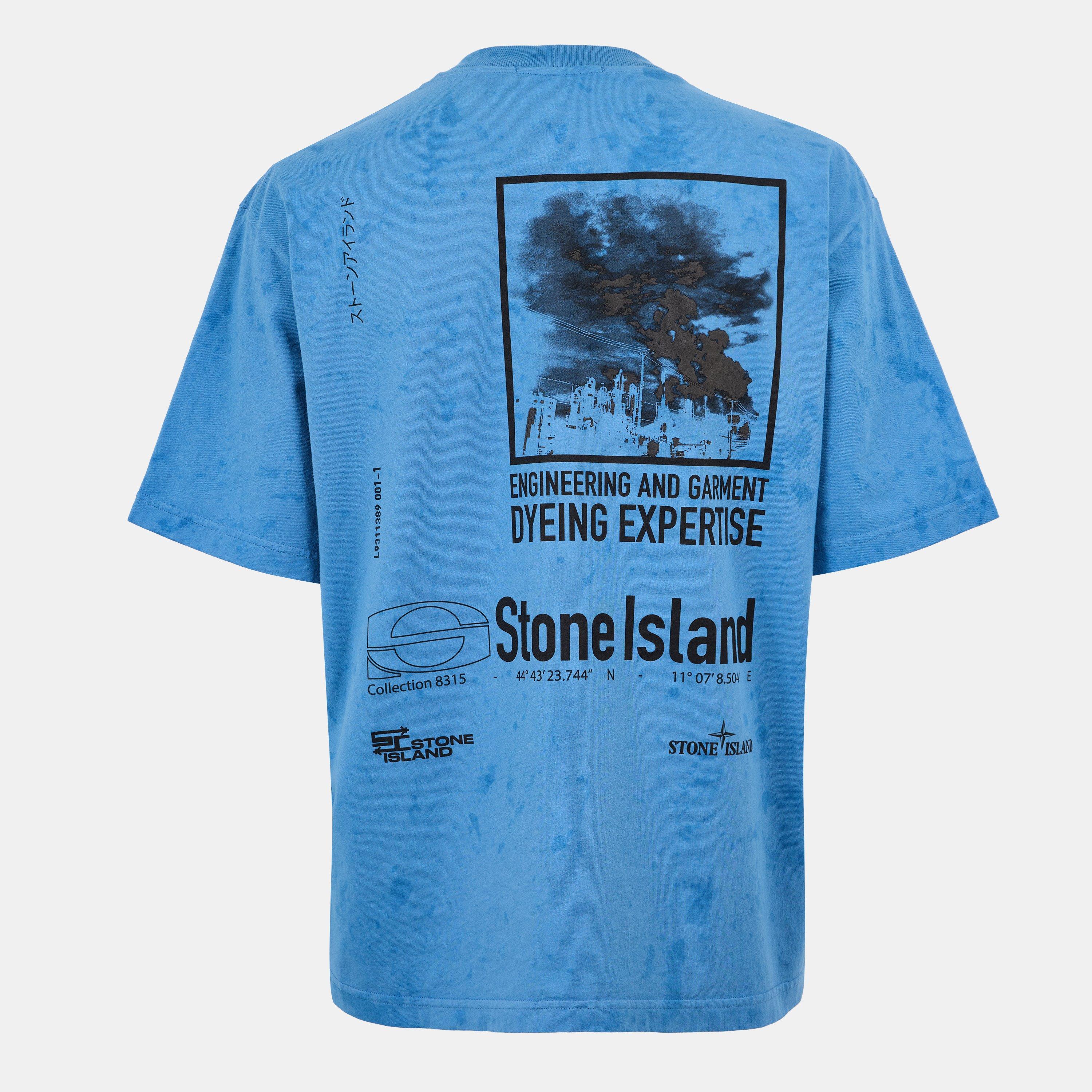 Blue Acc V002B - Stone Island - Men's Dial Oversized T-Shirt - 2
