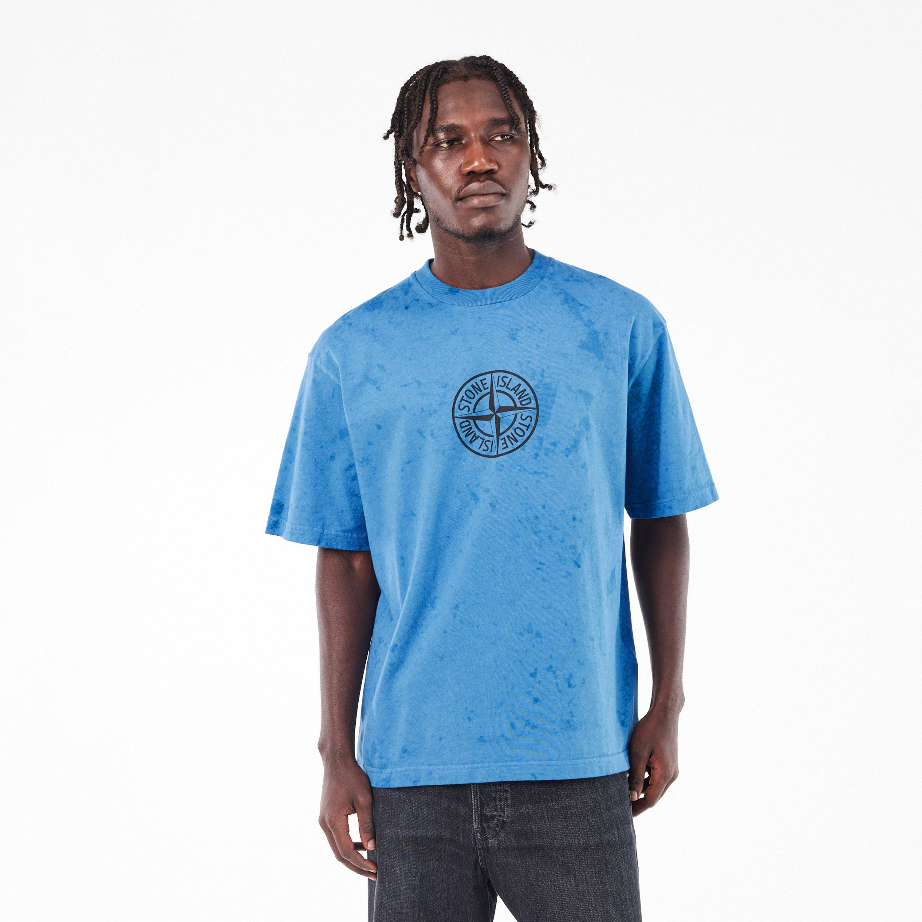Blue Acc V002B - Stone Island - Men's Dial Oversized T-Shirt - 3