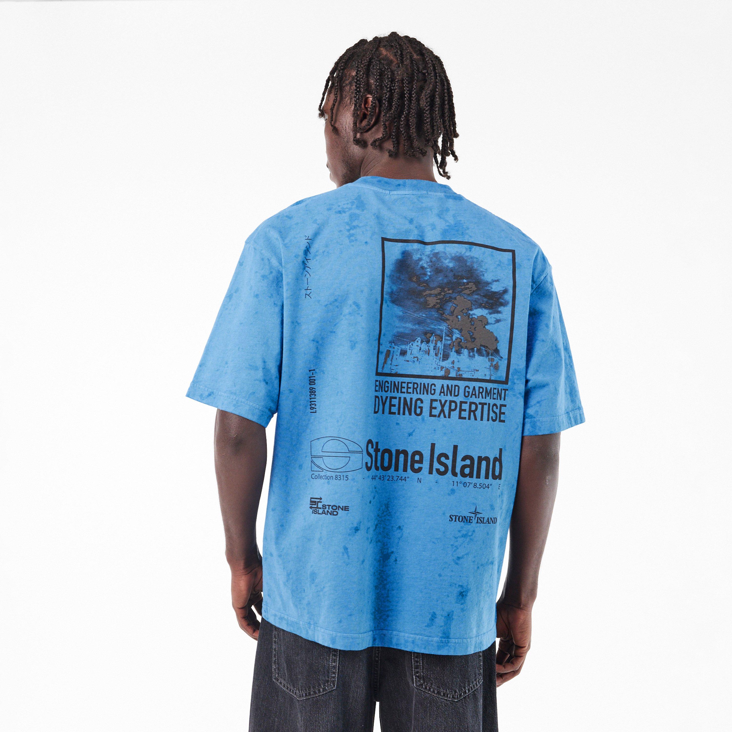 Blue Acc V002B - Stone Island - Men's Dial Oversized T-Shirt - 4