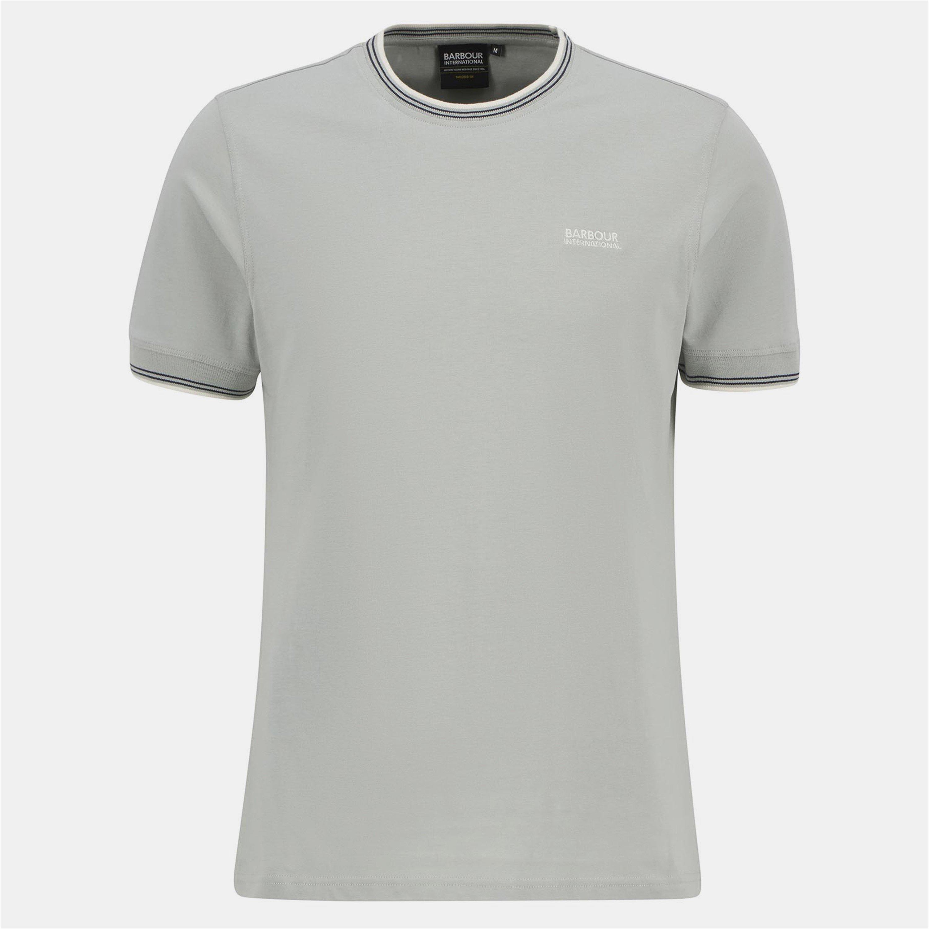 Barbour International Men's B.Intense Ethan Regular Fit T-Shirt - Min Grey GY33 - XL