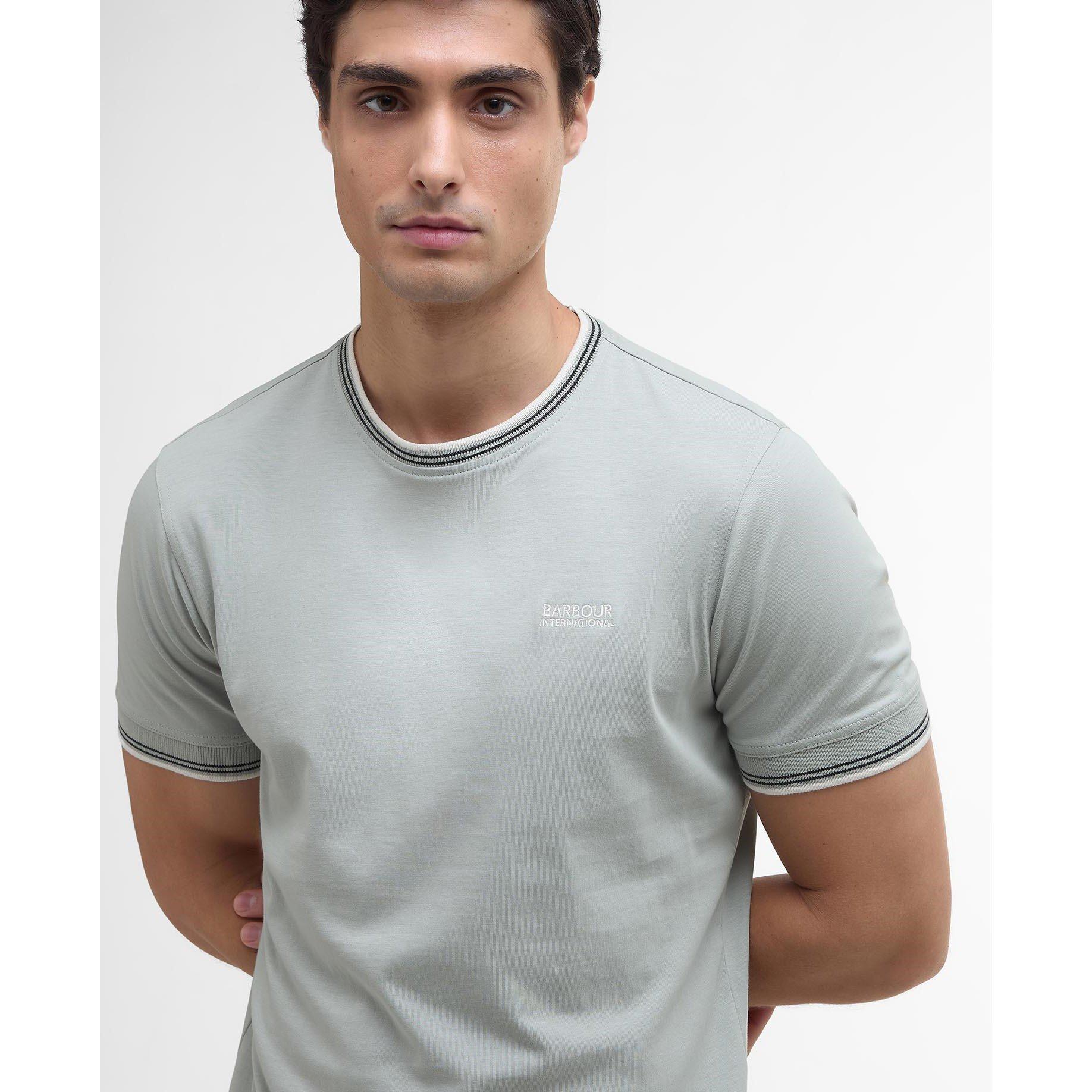 Min Grey GY33 - Barbour International - Men's B.Intense Ethan Regular Fit T-Shirt - 4